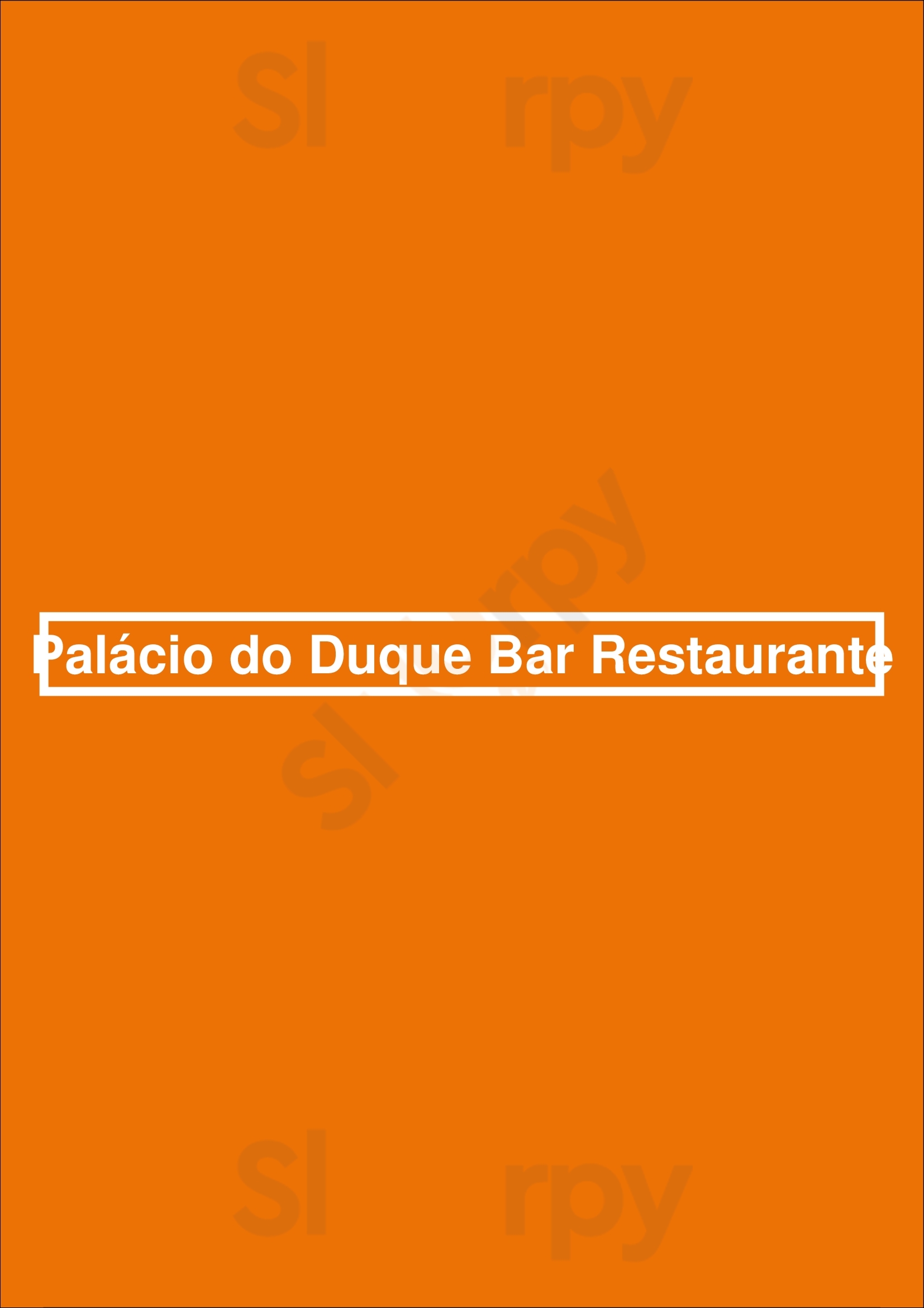 Palácio Do Duque Bar Restaurante Lisboa Menu - 1