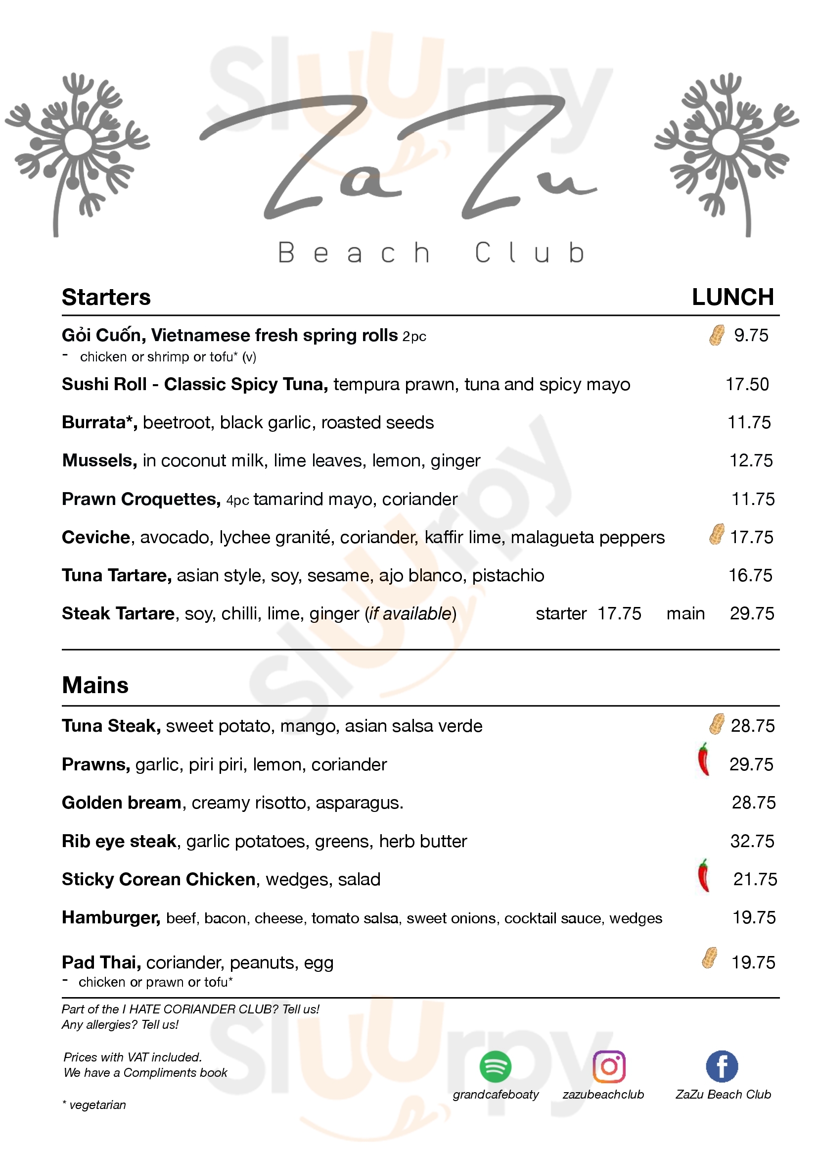 Boaty’s Grand Café Luz Menu - 1