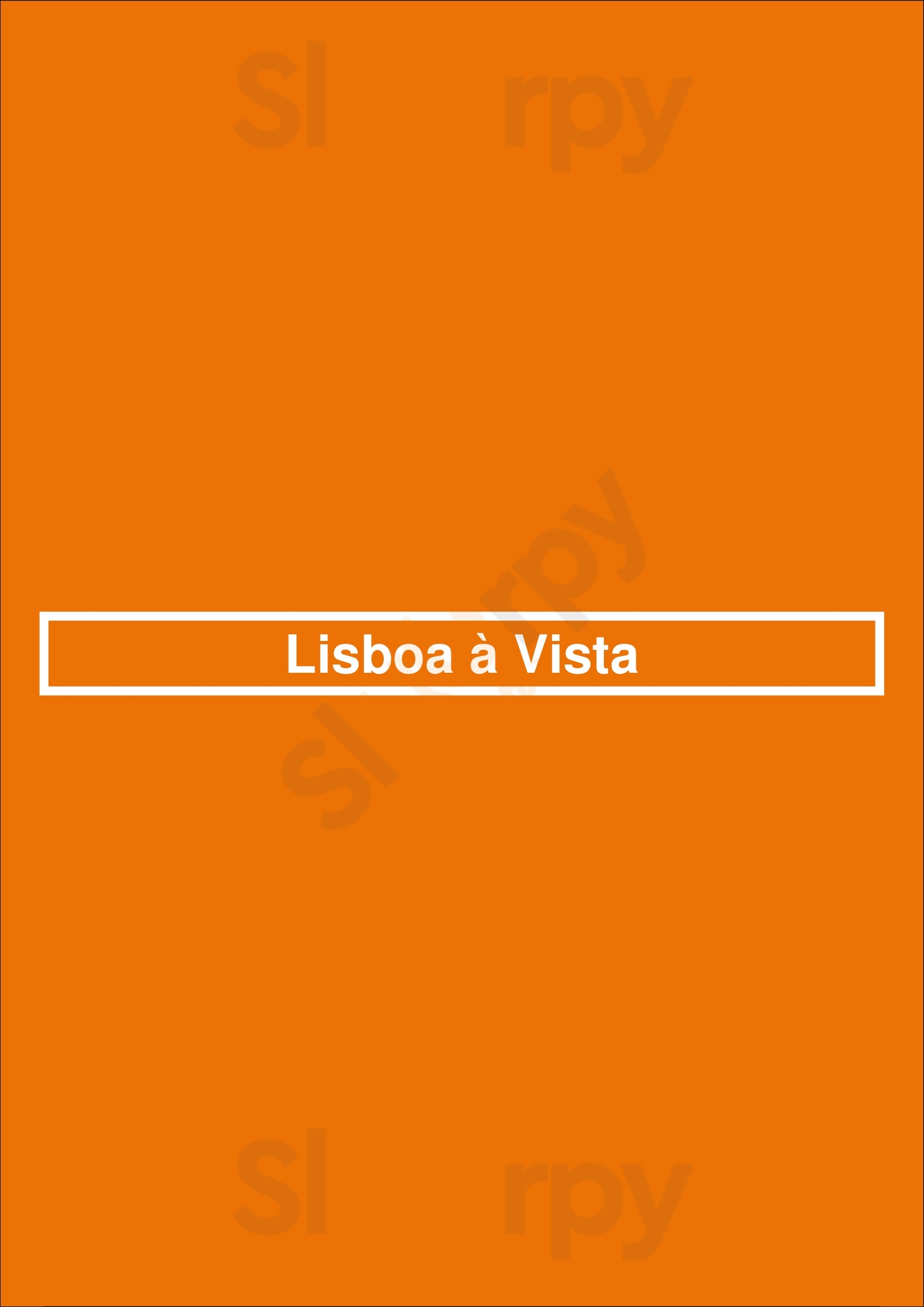 Lisboa à Vista Seixal Menu - 1