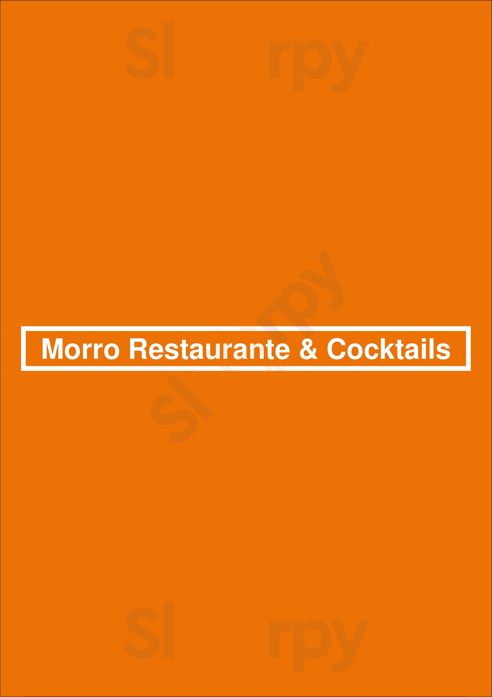 Morro Restaurante & Cocktails Paredes Menu - 1