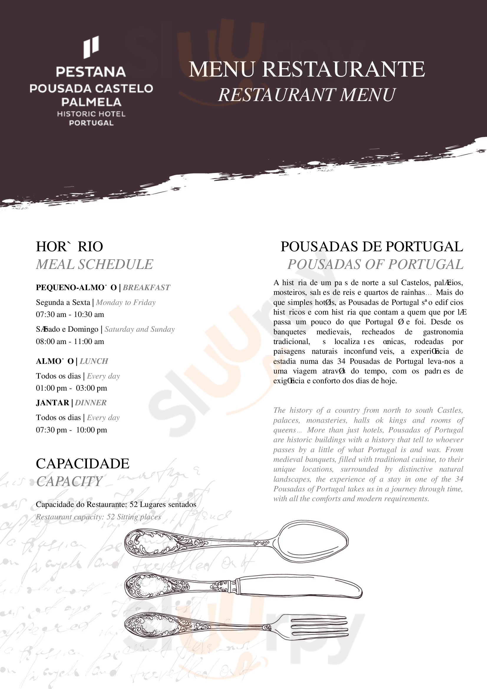 Restaurante Pousada Castelo De Palmela Palmela Menu - 1