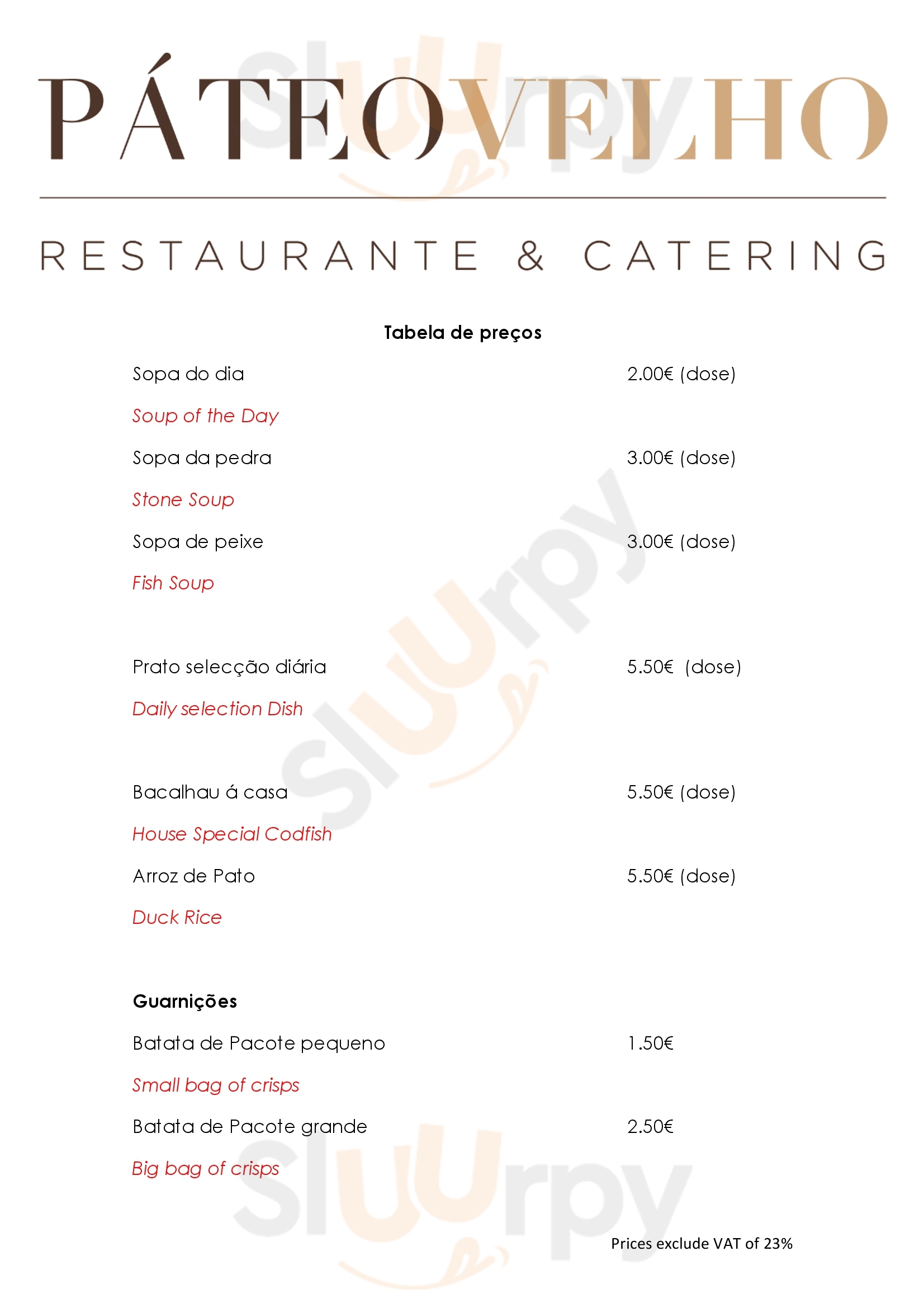 O Parque Fundao Menu - 1