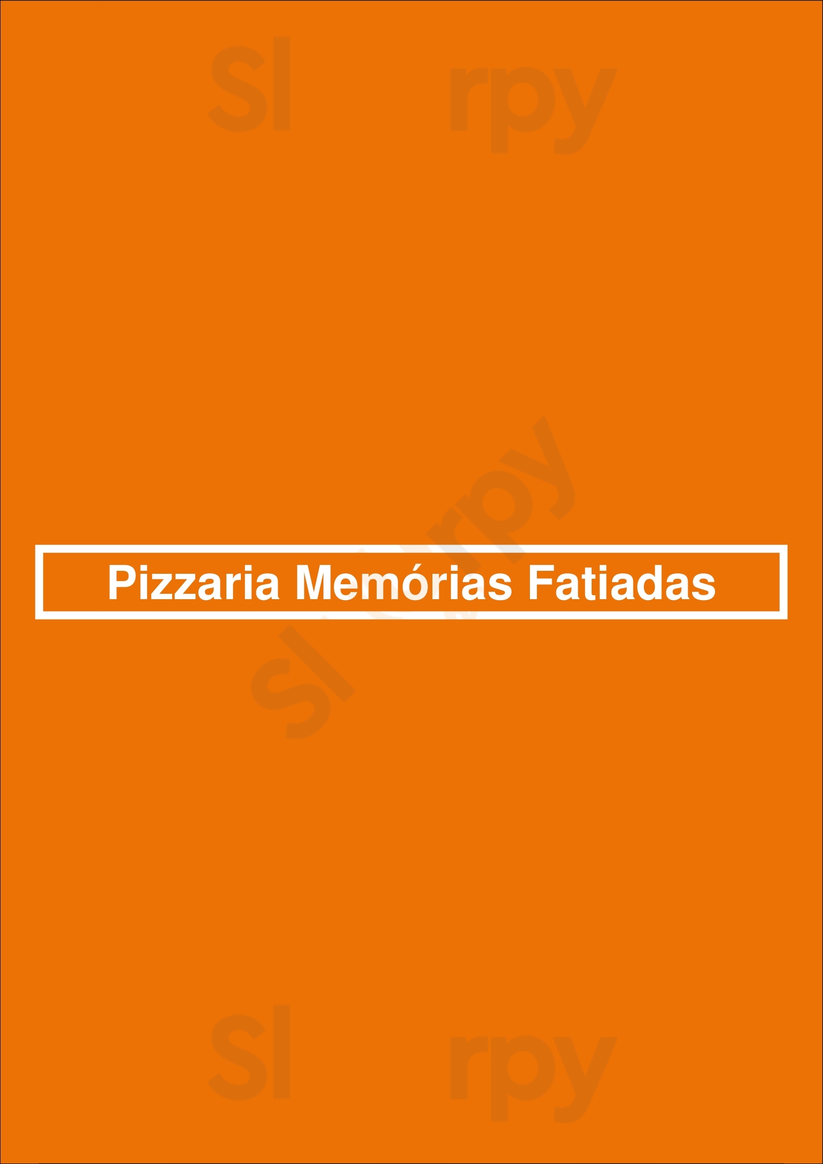 Pizzaria Memórias Fatiadas Carnaxide Menu - 1