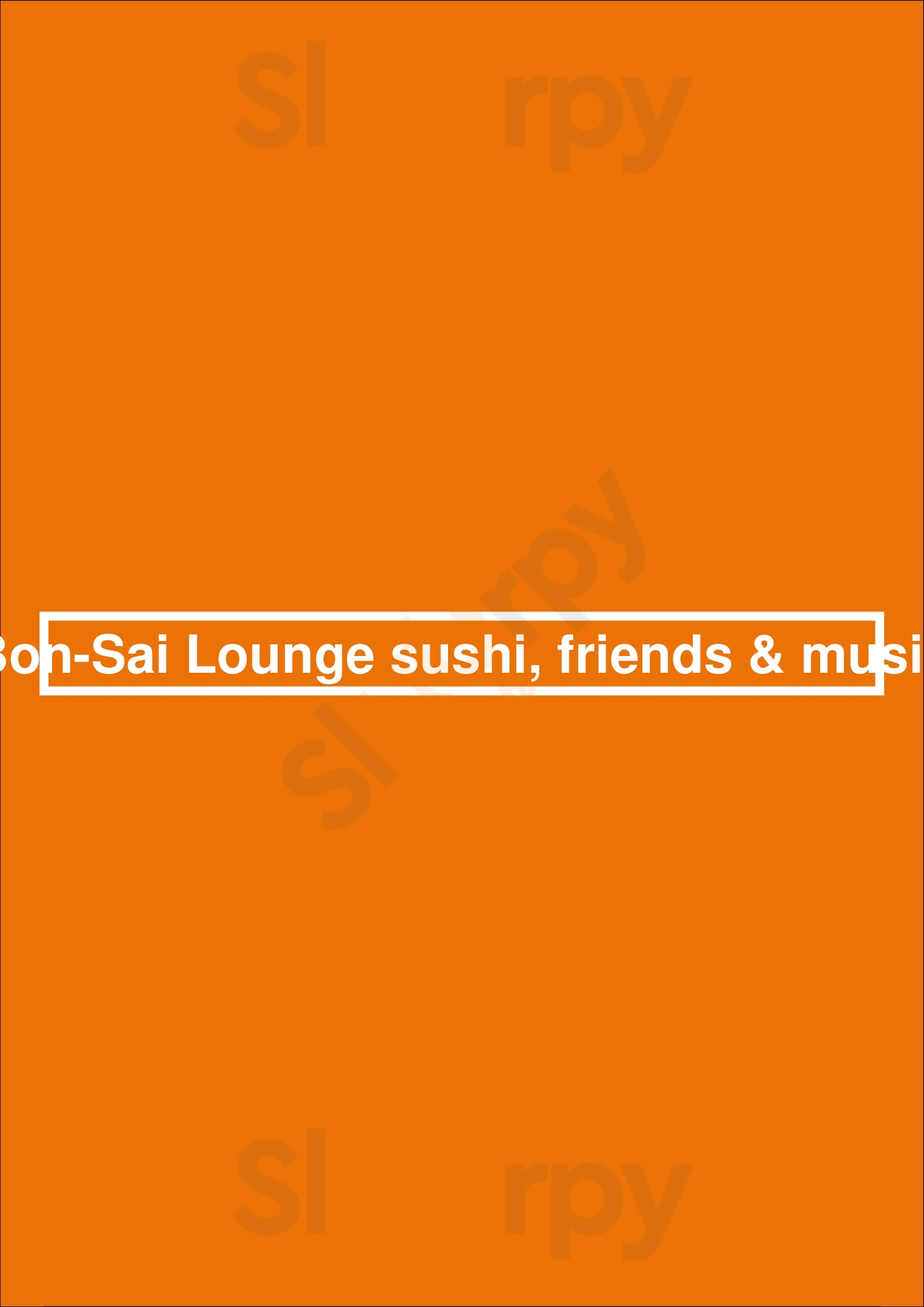 Bon-sai Lounge Sushi, Friends & Music Alcochete Menu - 1