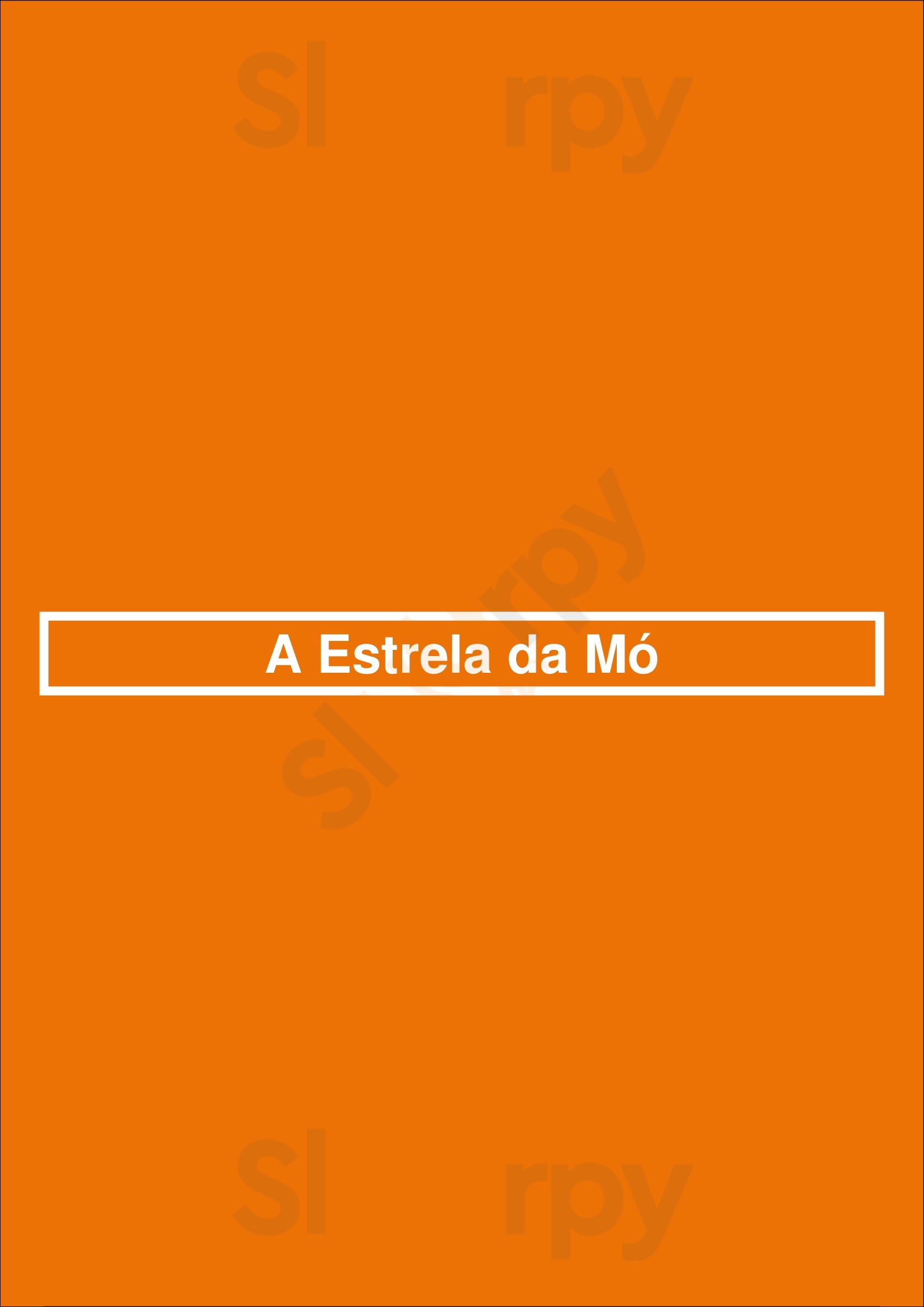 A Estrela Da Mó Vila Nova de Poiares Menu - 1