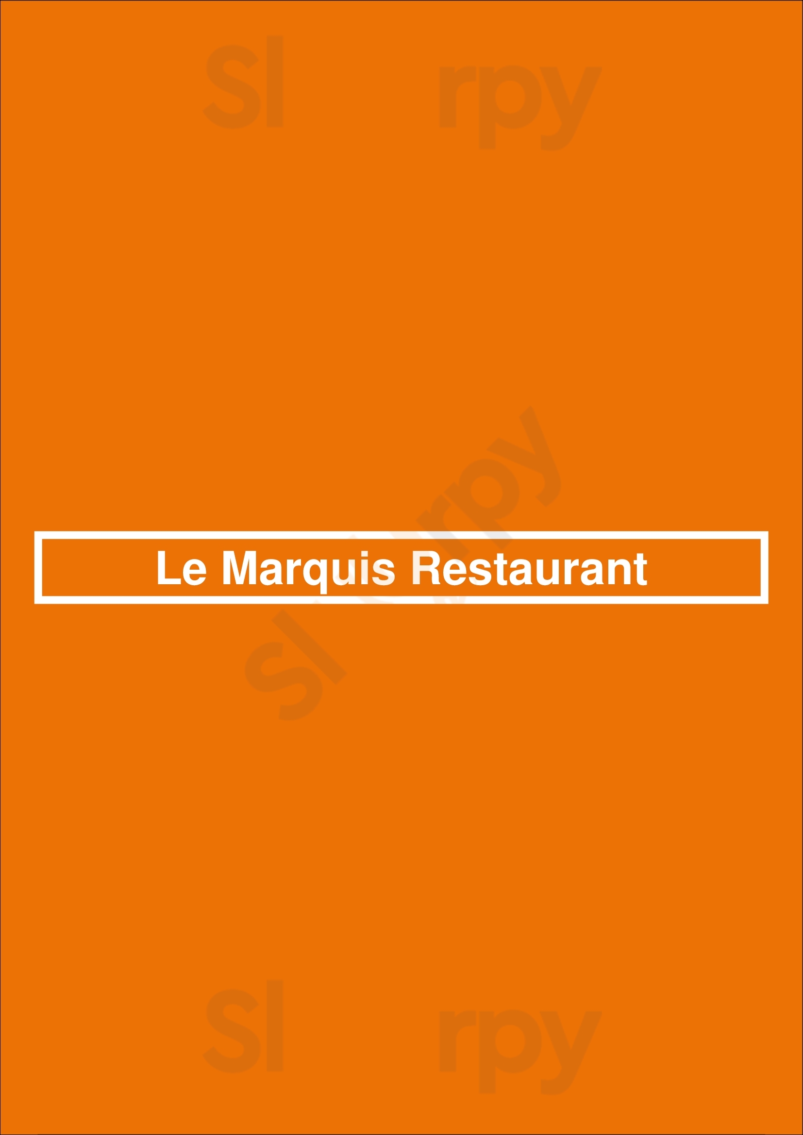 Le Marquis Restaurant Santa Barbara de Nexe Menu - 1