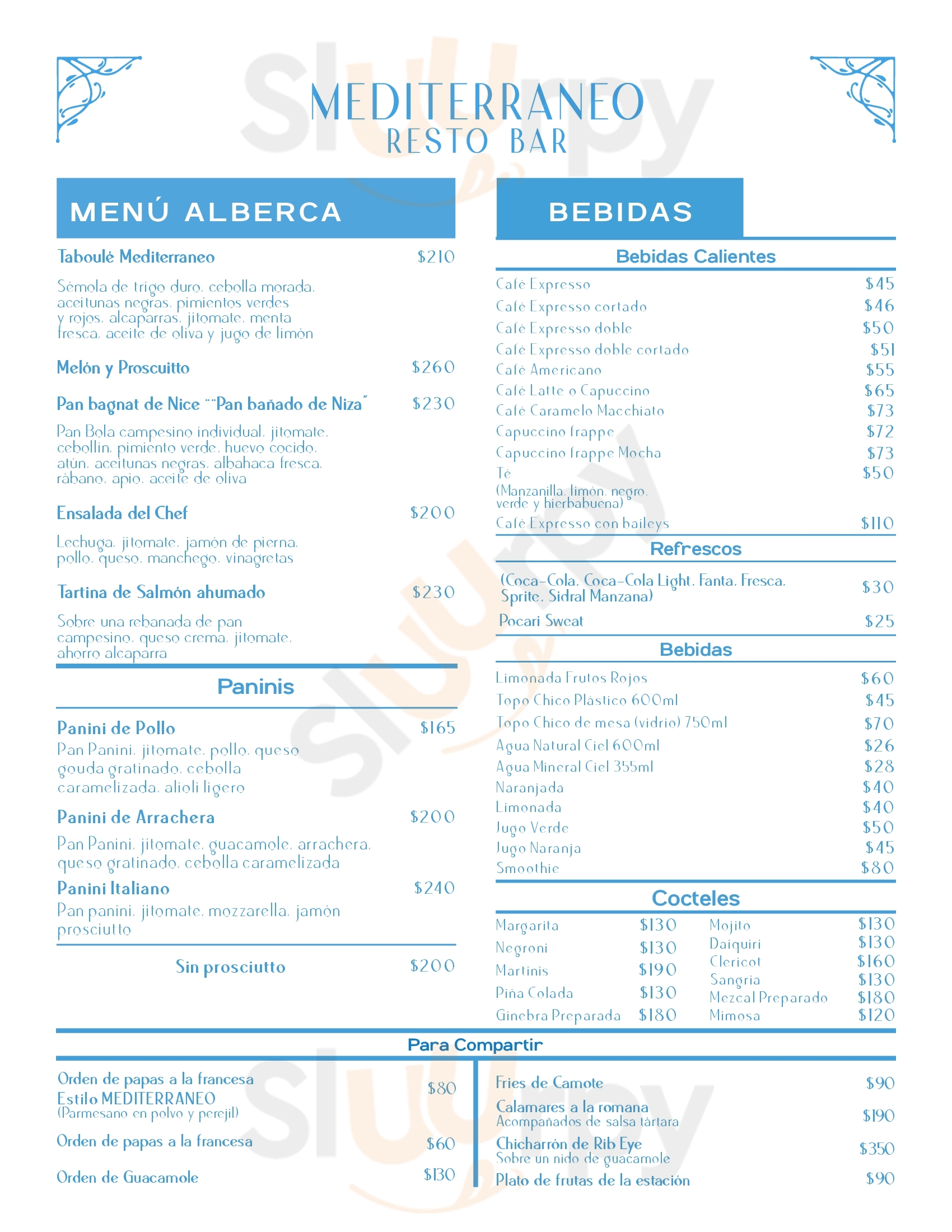 Restaurante Mediterraneo Montería Menu - 1
