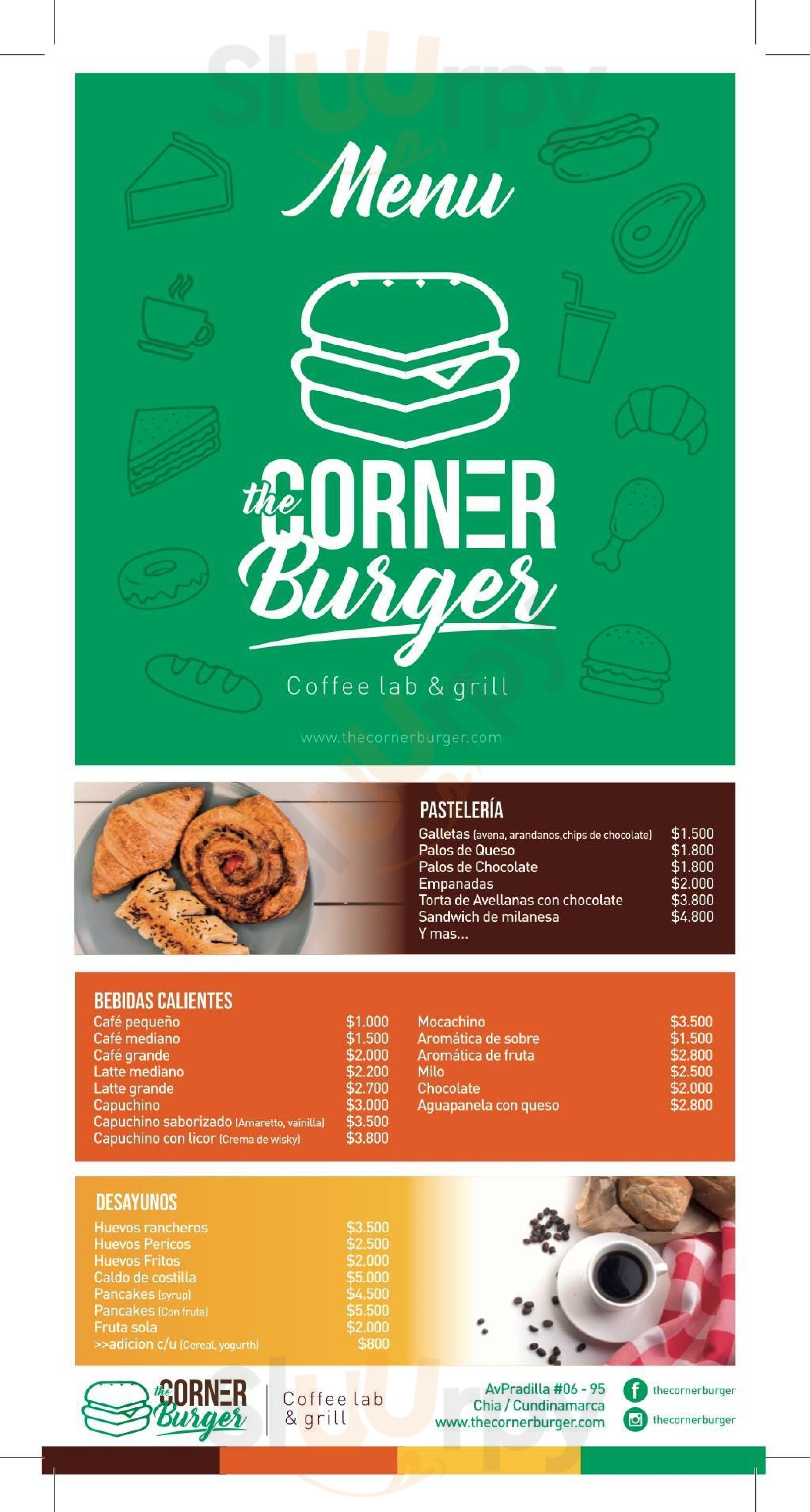 The Corner Burger Chía Menu - 1