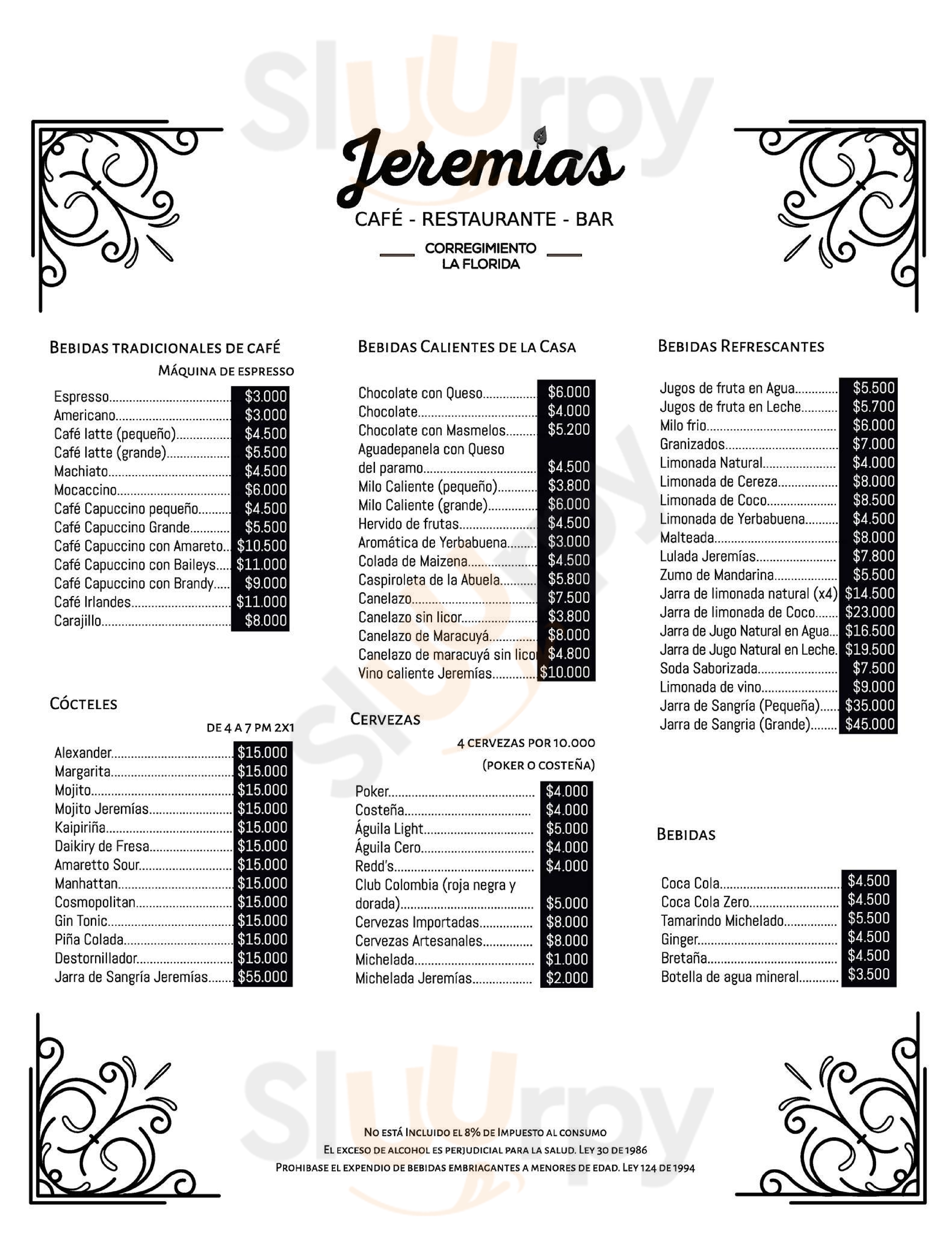 Café Jeremias Pereira Menu - 1