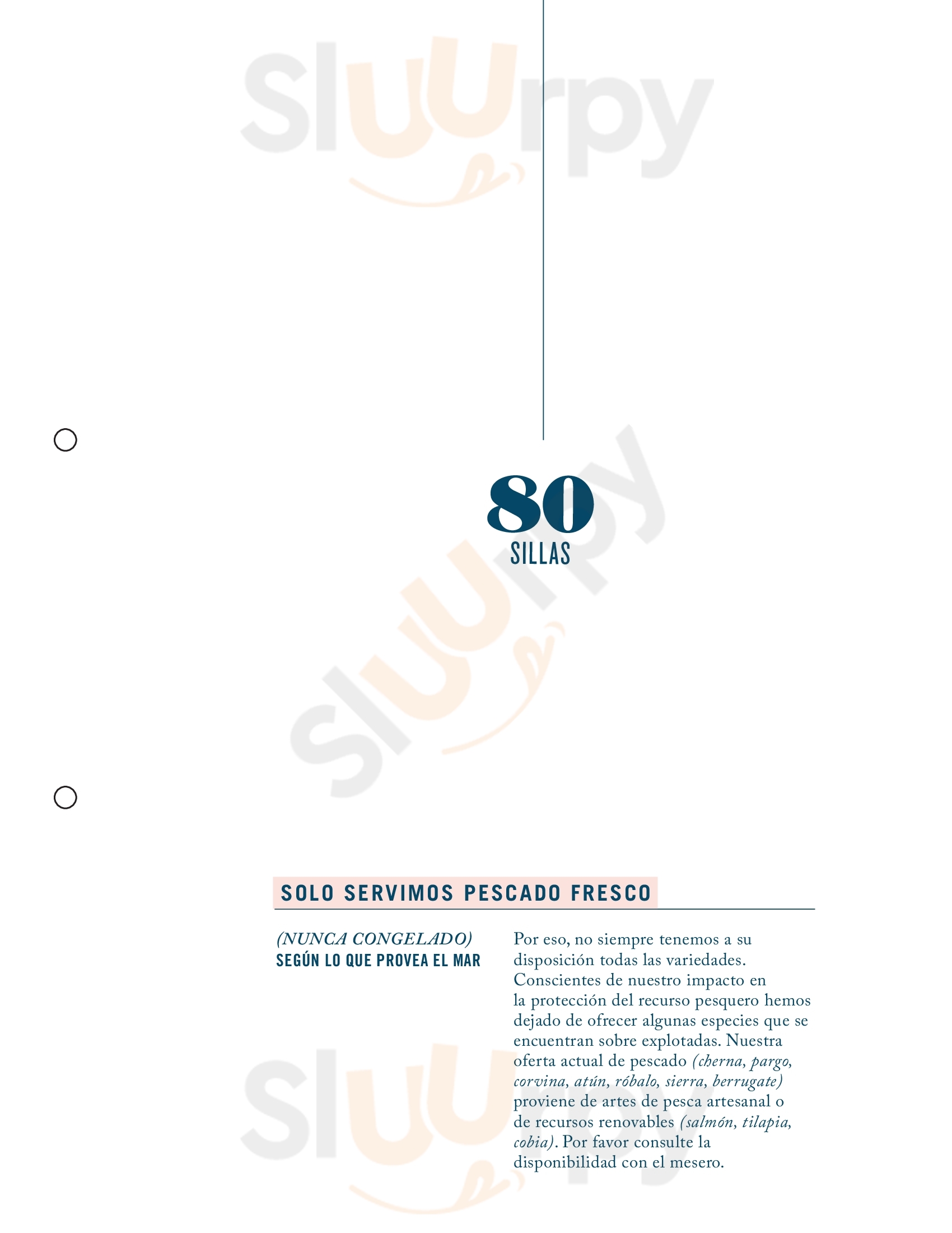 80 Sillas Bogotá Menu - 1