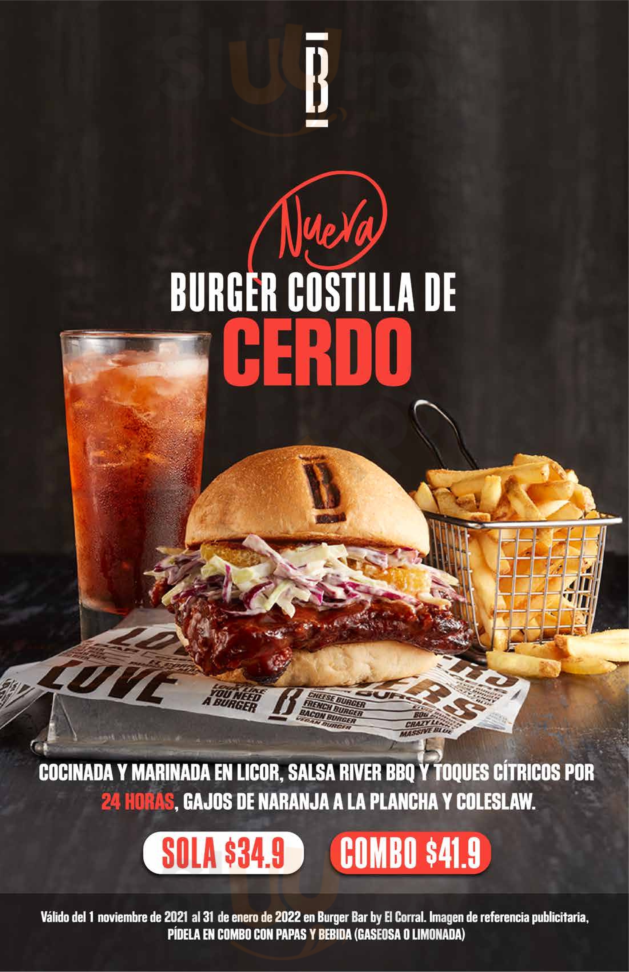 Burger Bar By El Corral Bogotá Menu - 1