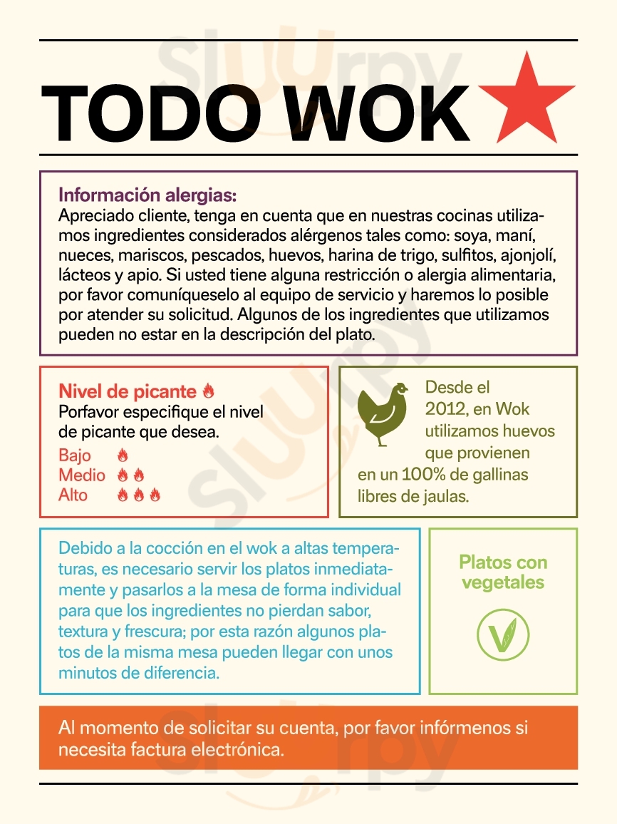 Wok Bogotá Menu - 1