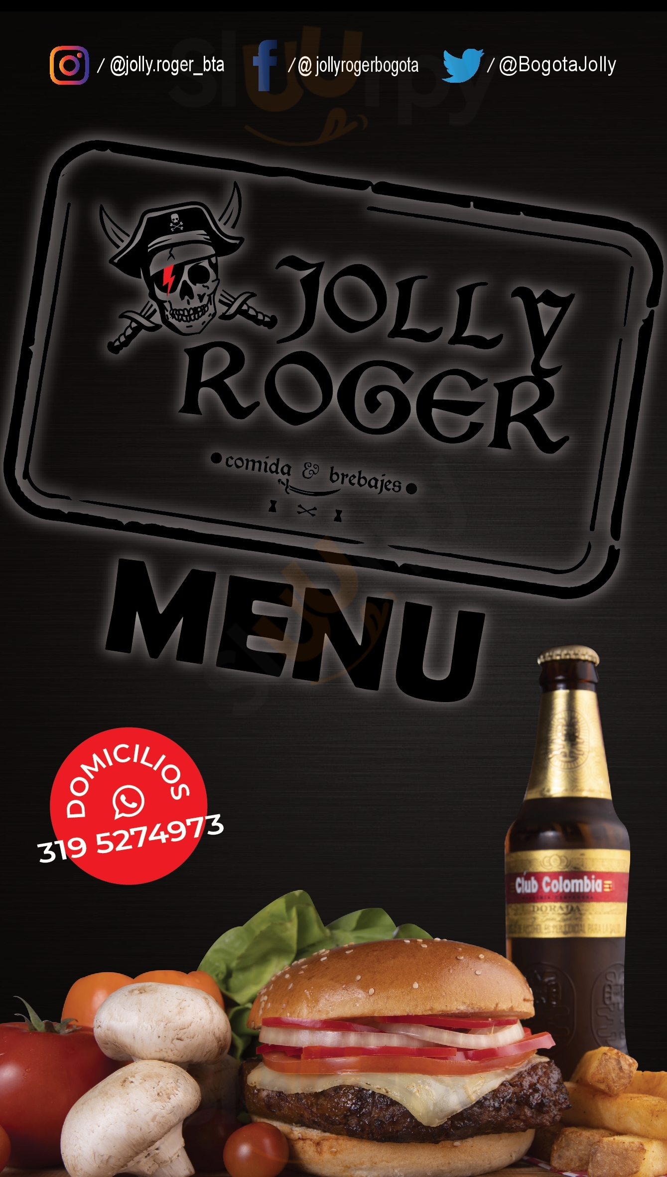 Jolly Roger Bogotá Menu - 1