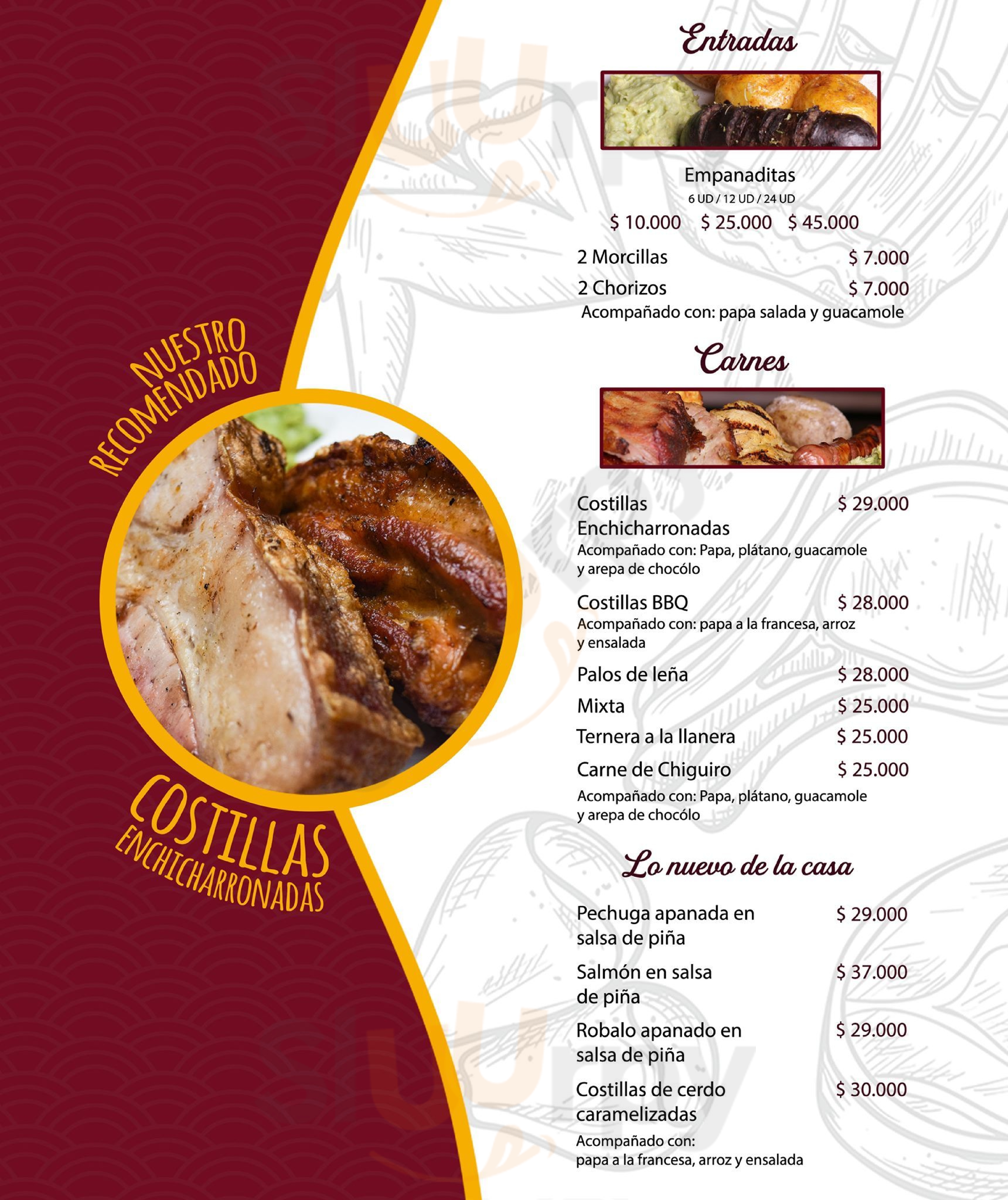 Palos De Leña Restaurantes Bogotá Menu - 1