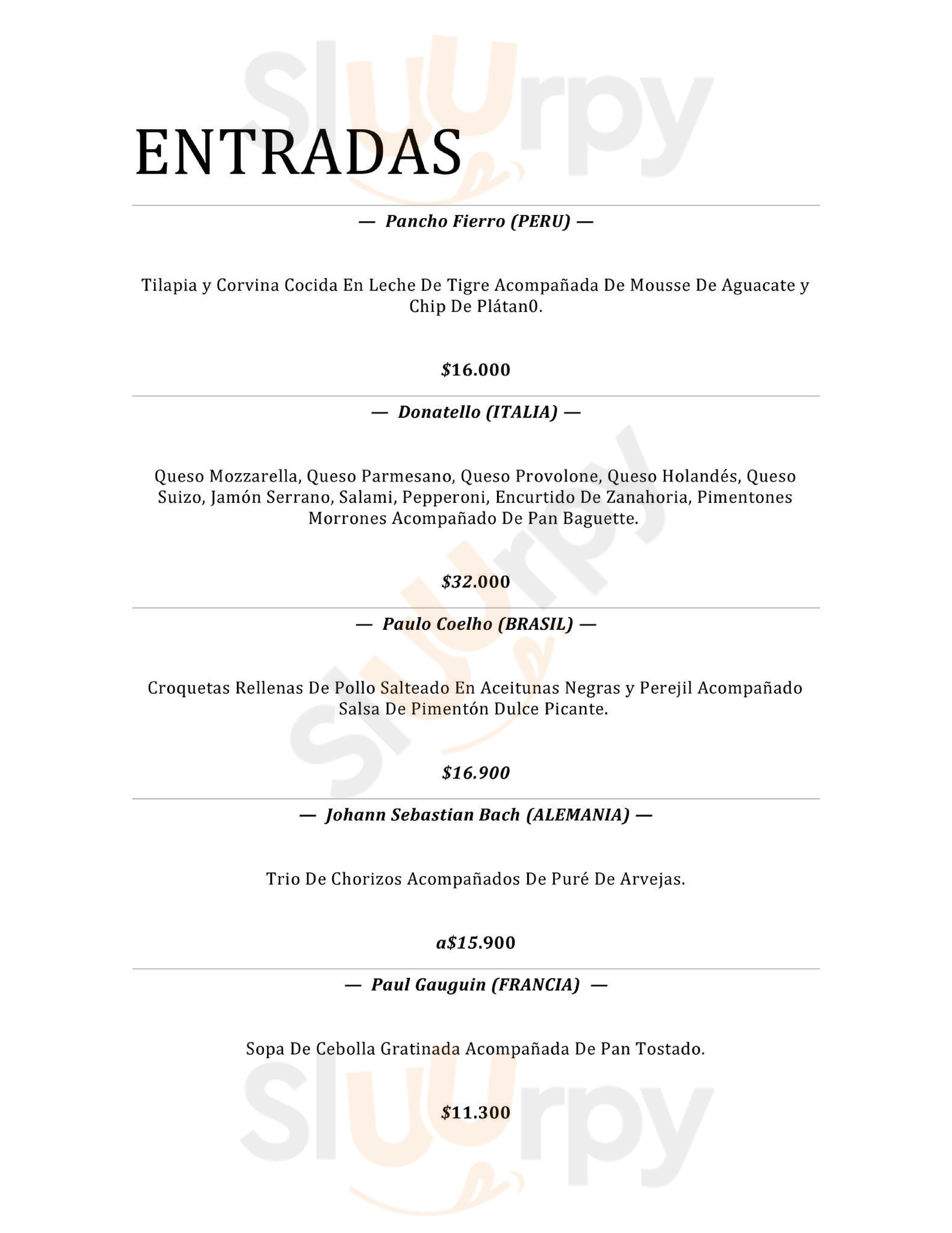 In-fusion Bogotá Menu - 1