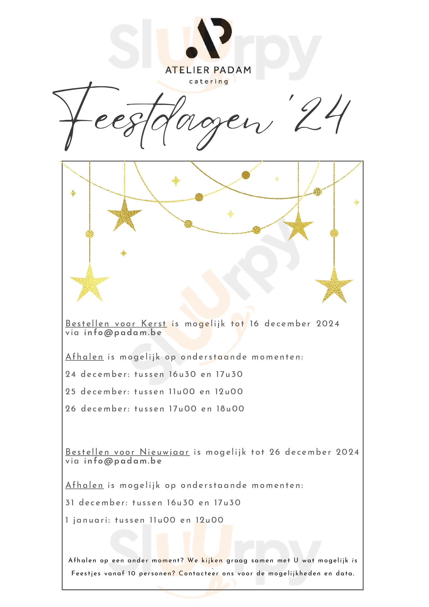 Bistrot Padam Bilzen Menu - 1