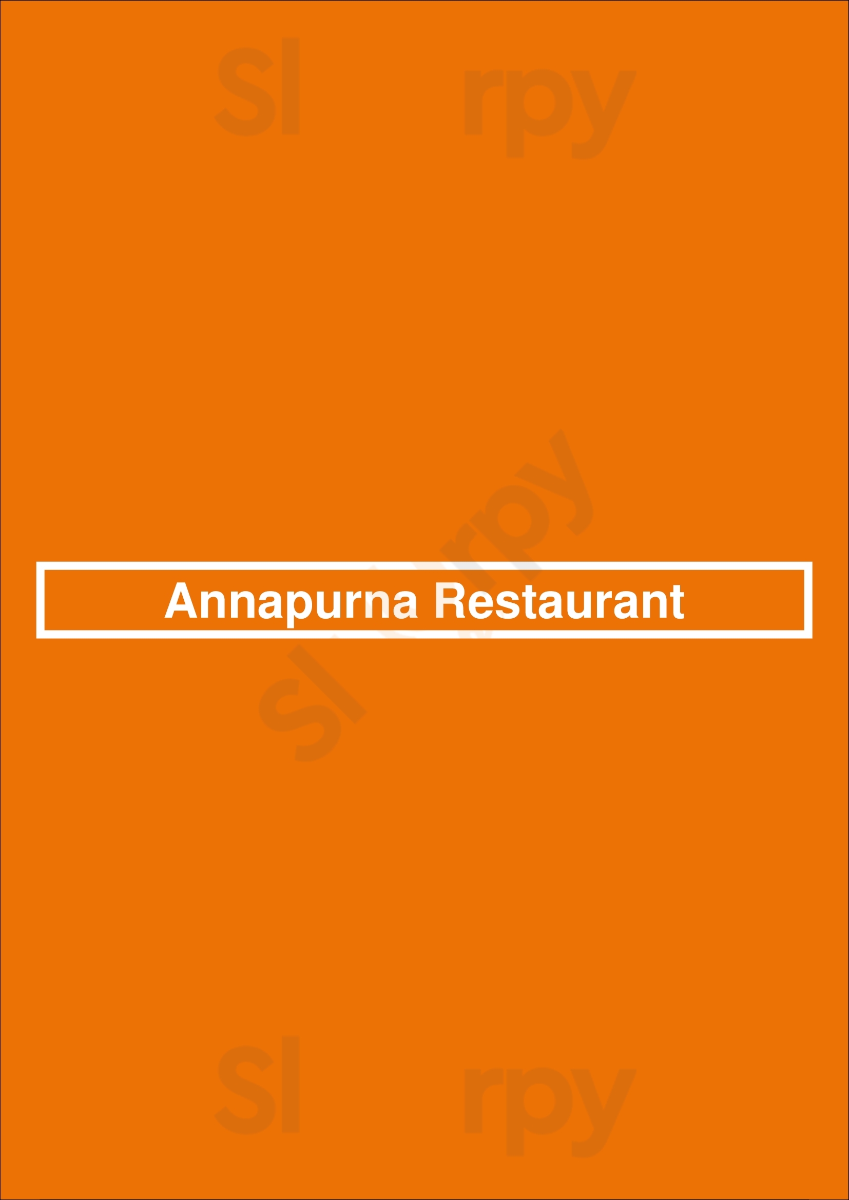 Annapurna Restaurant Kessel-Lo Menu - 1