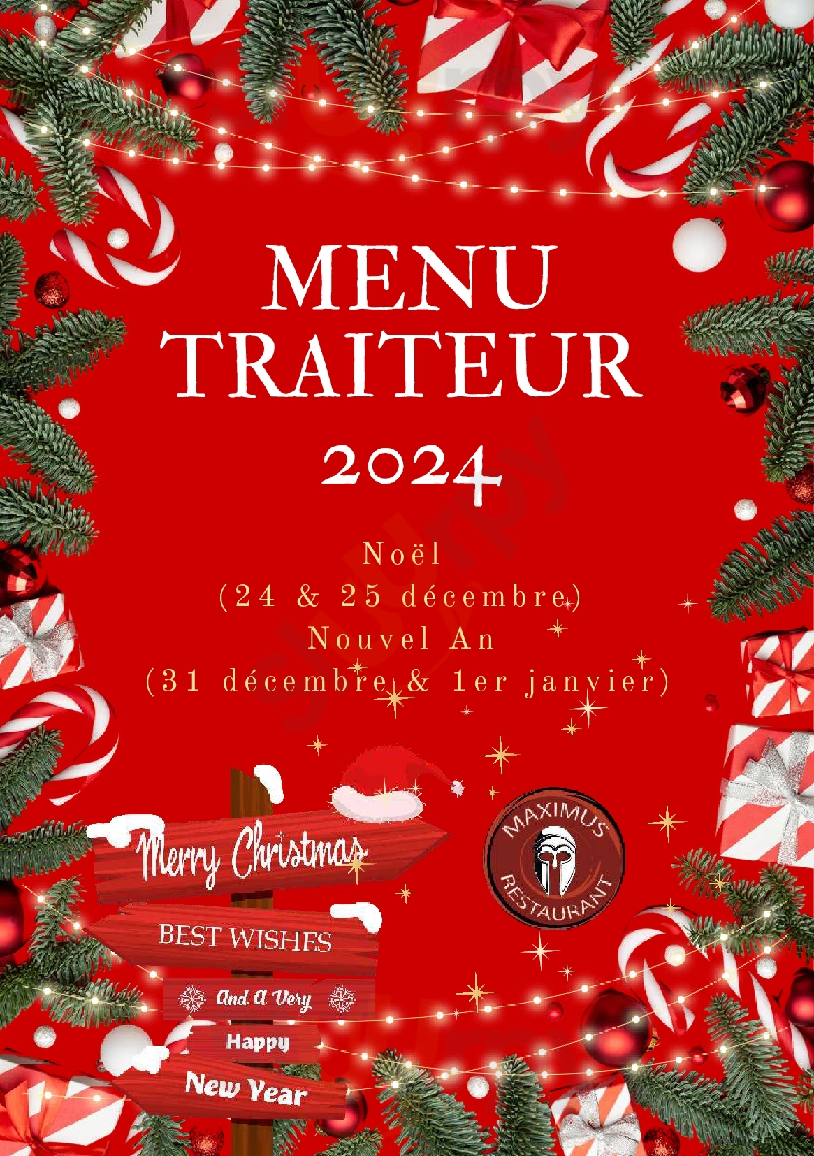Maximus Nivelles Menu - 1