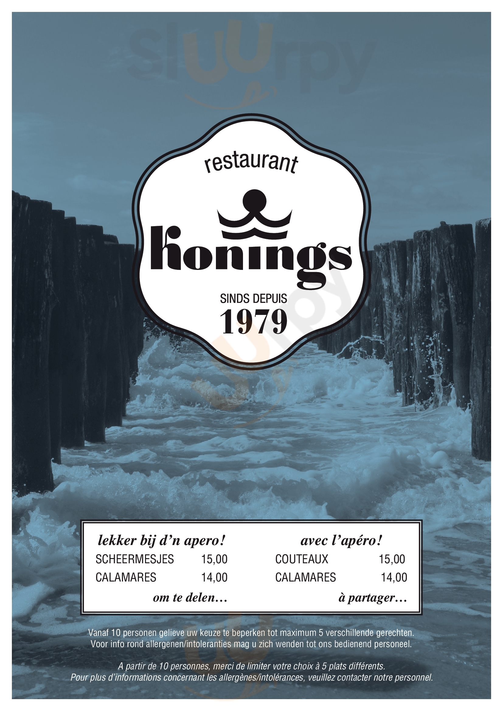 Konings Tongres  Tongeren Menu - 1