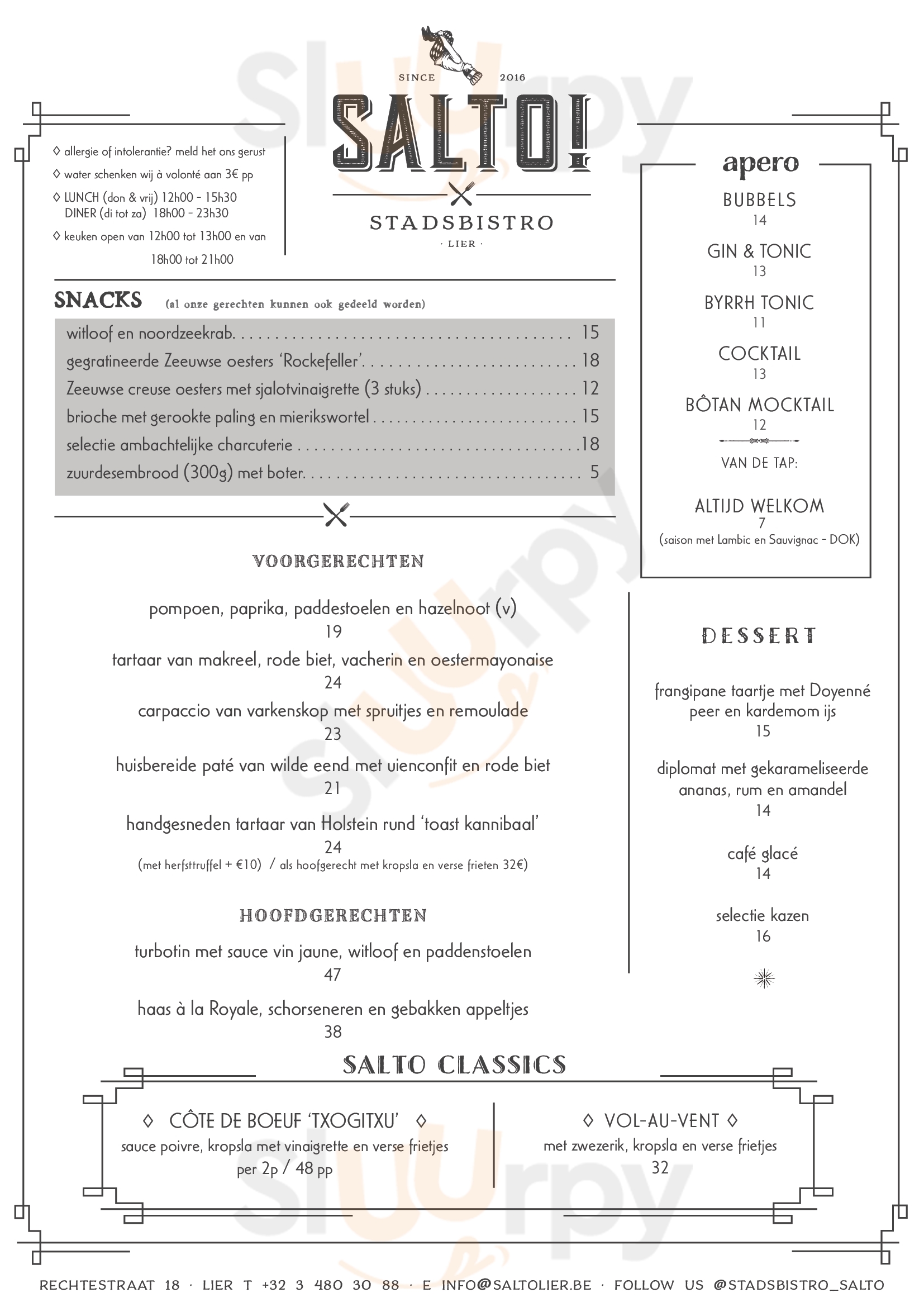 Salto Lier Menu - 1