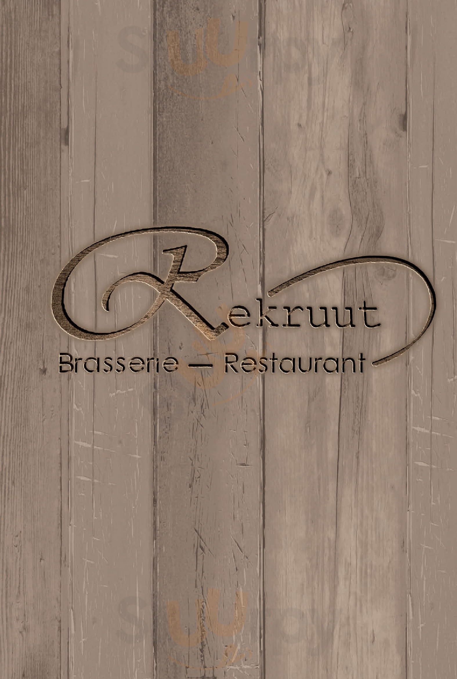 Brasserie Rekruut Turnhout Menu - 1