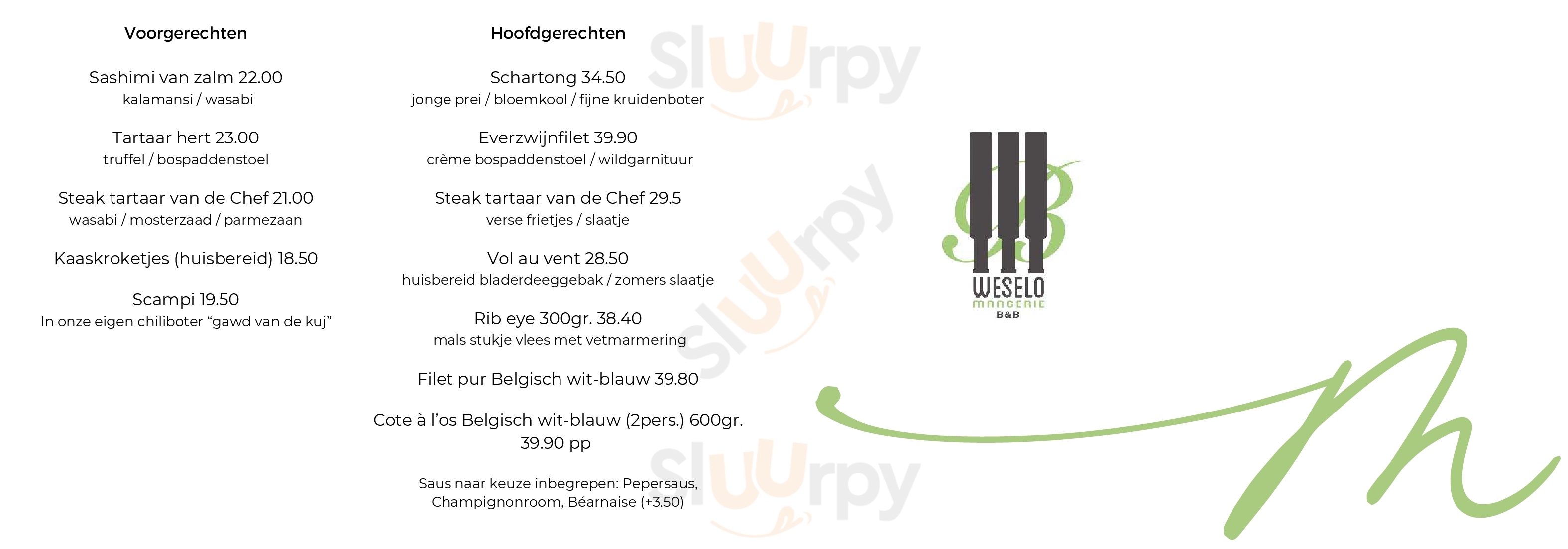 Mangerie Weselo Mol Menu - 1