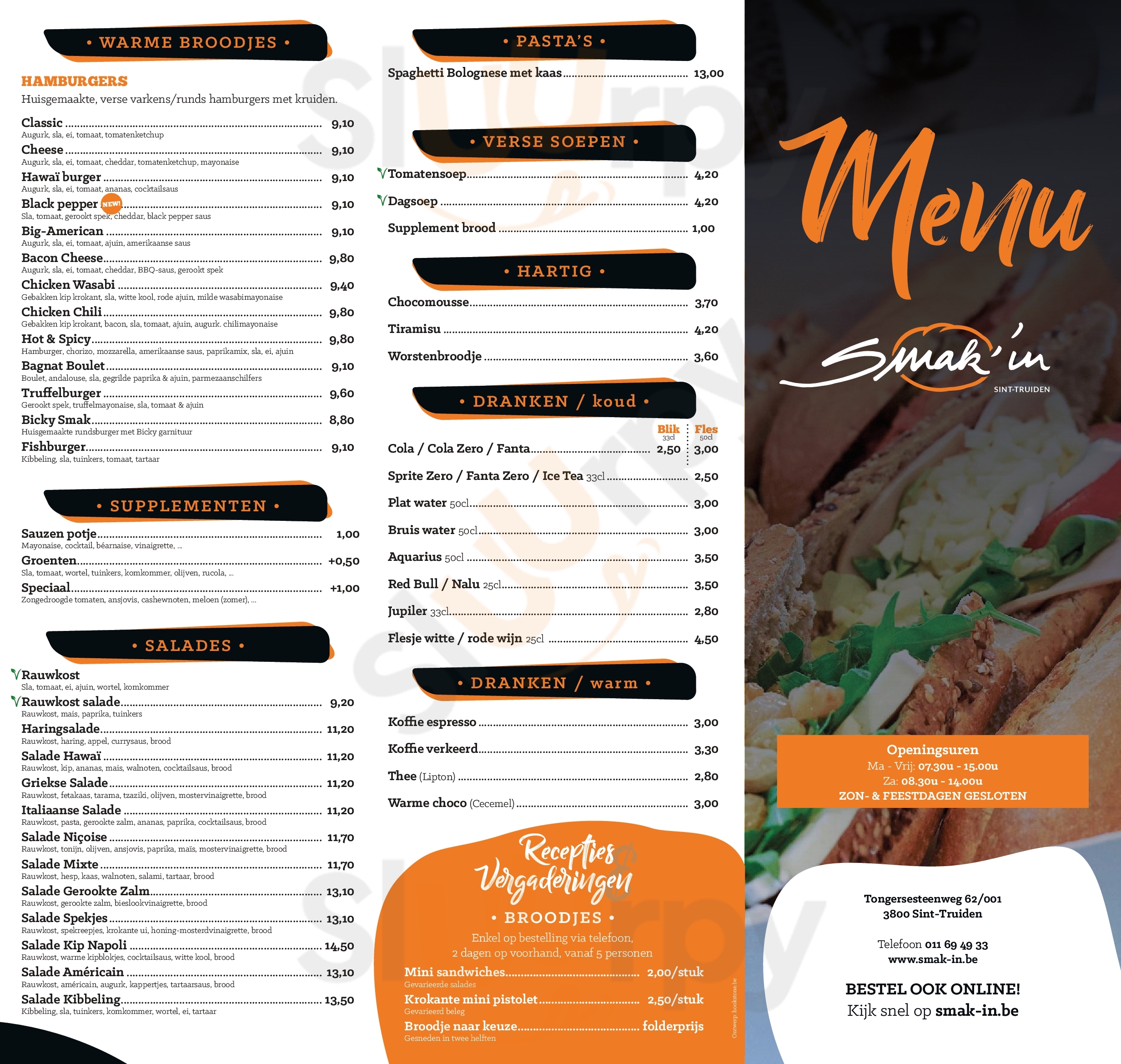 Smak'in Tongeren Menu - 1