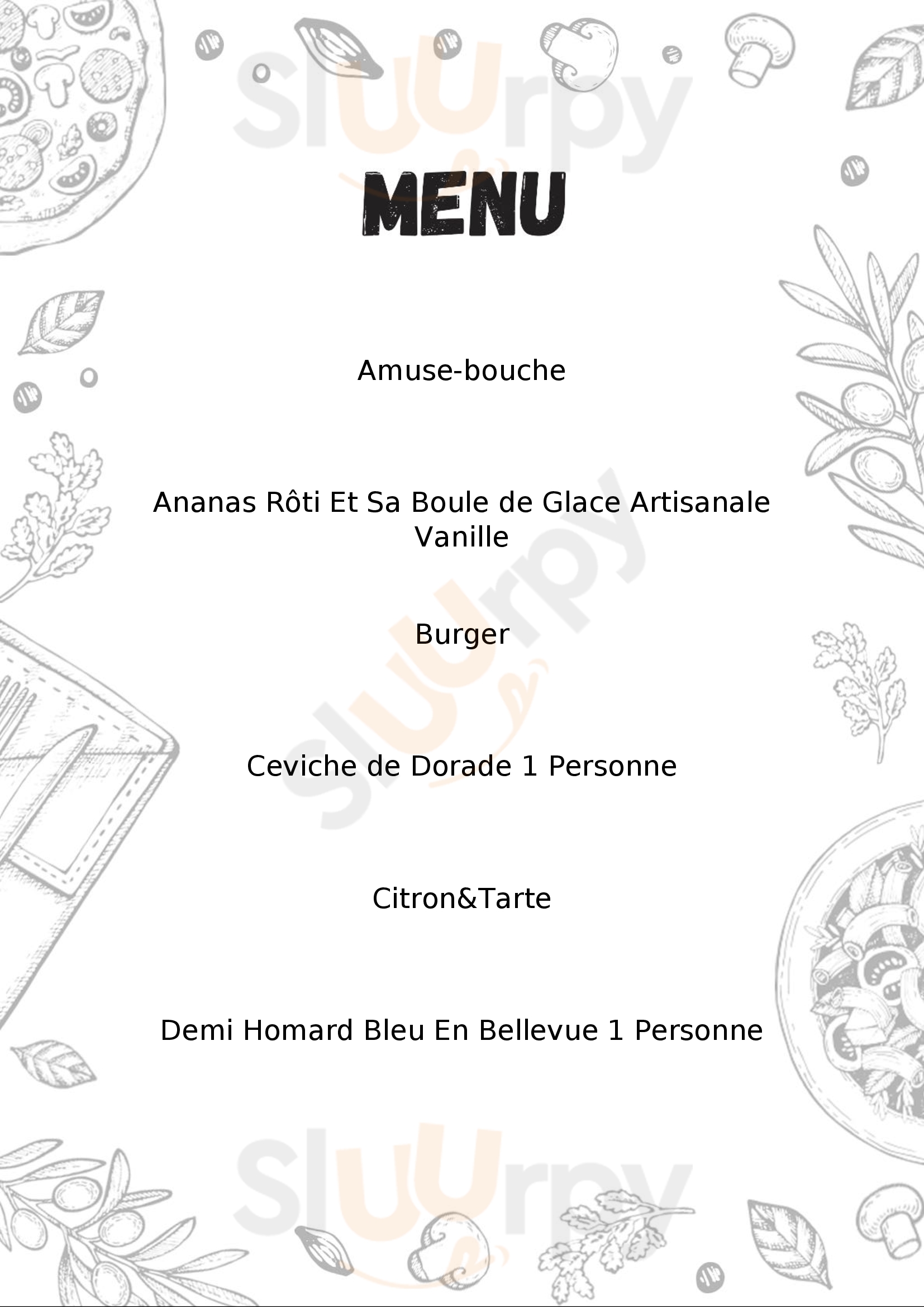Nou Restaurant Tournai Menu - 1