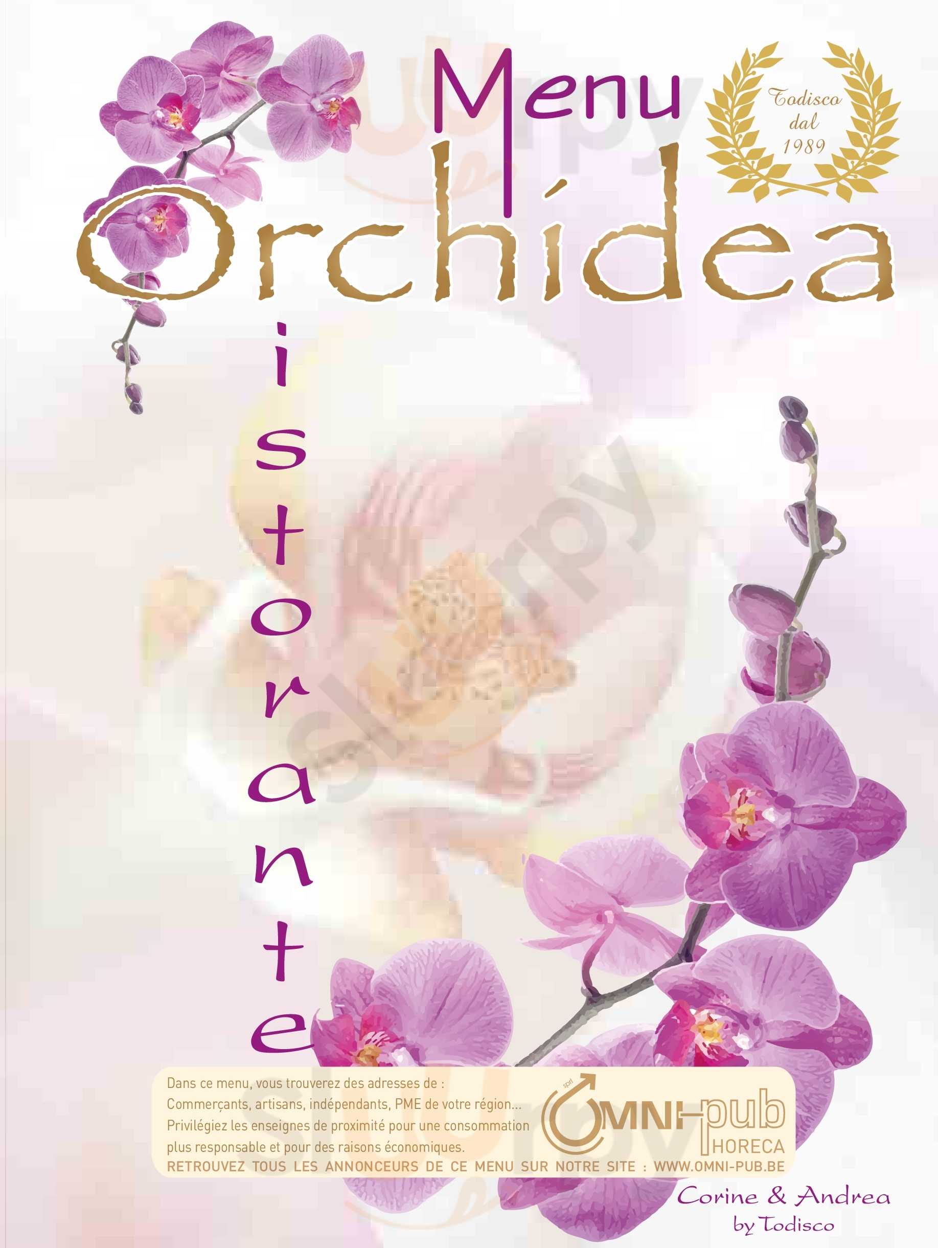 Orchidea Waremme Menu - 1