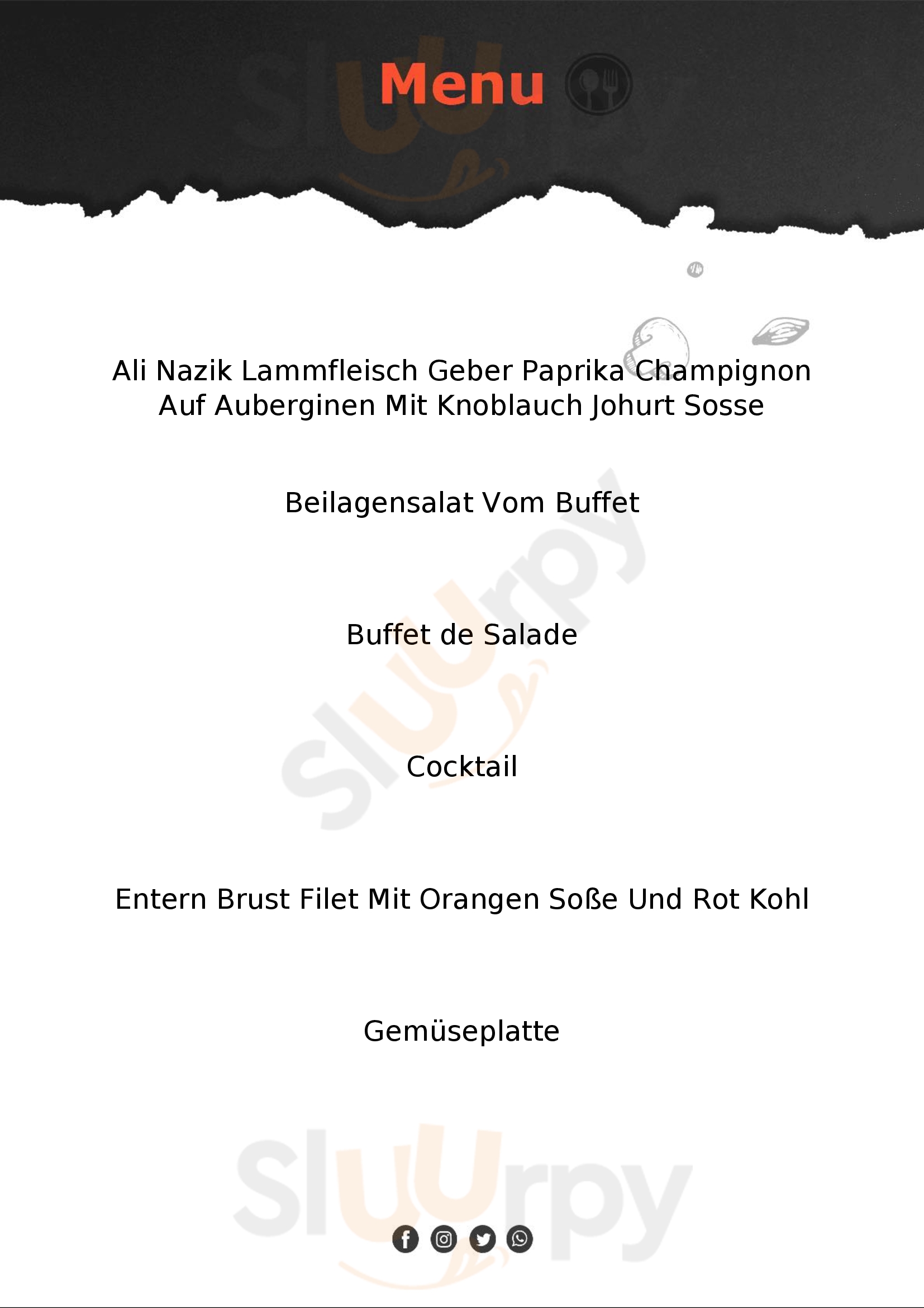 La Moutarderie Raeren Menu - 1