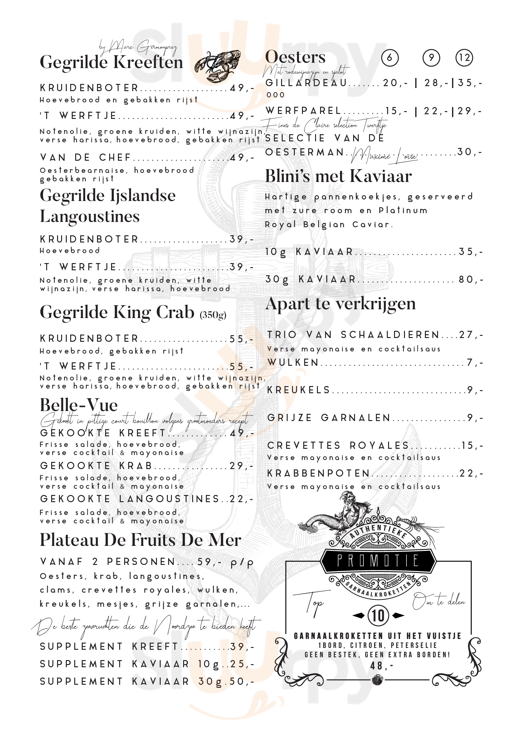 't Werftje Zeebrugge Menu - 1