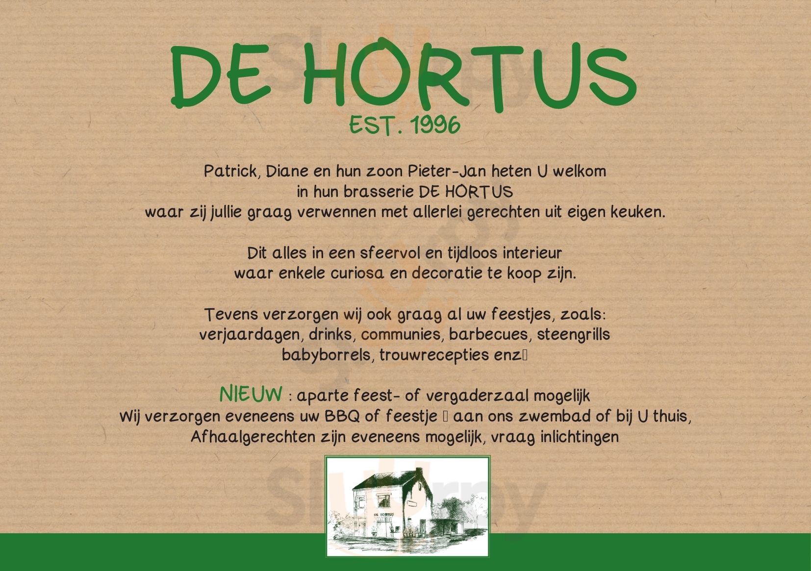 De Hortus Zonhoven Menu - 1