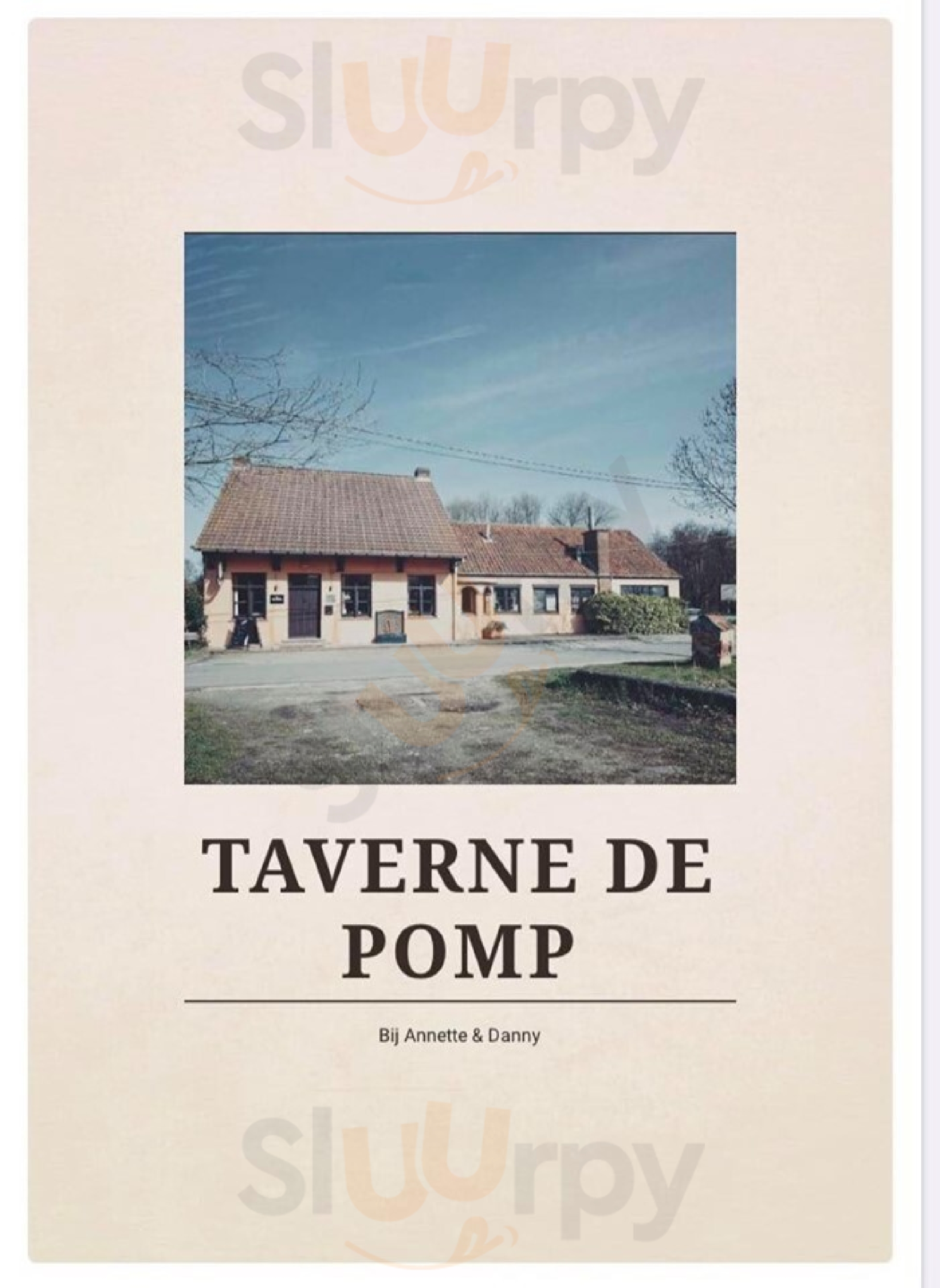 Taverne De Pomp Hamme Menu - 1