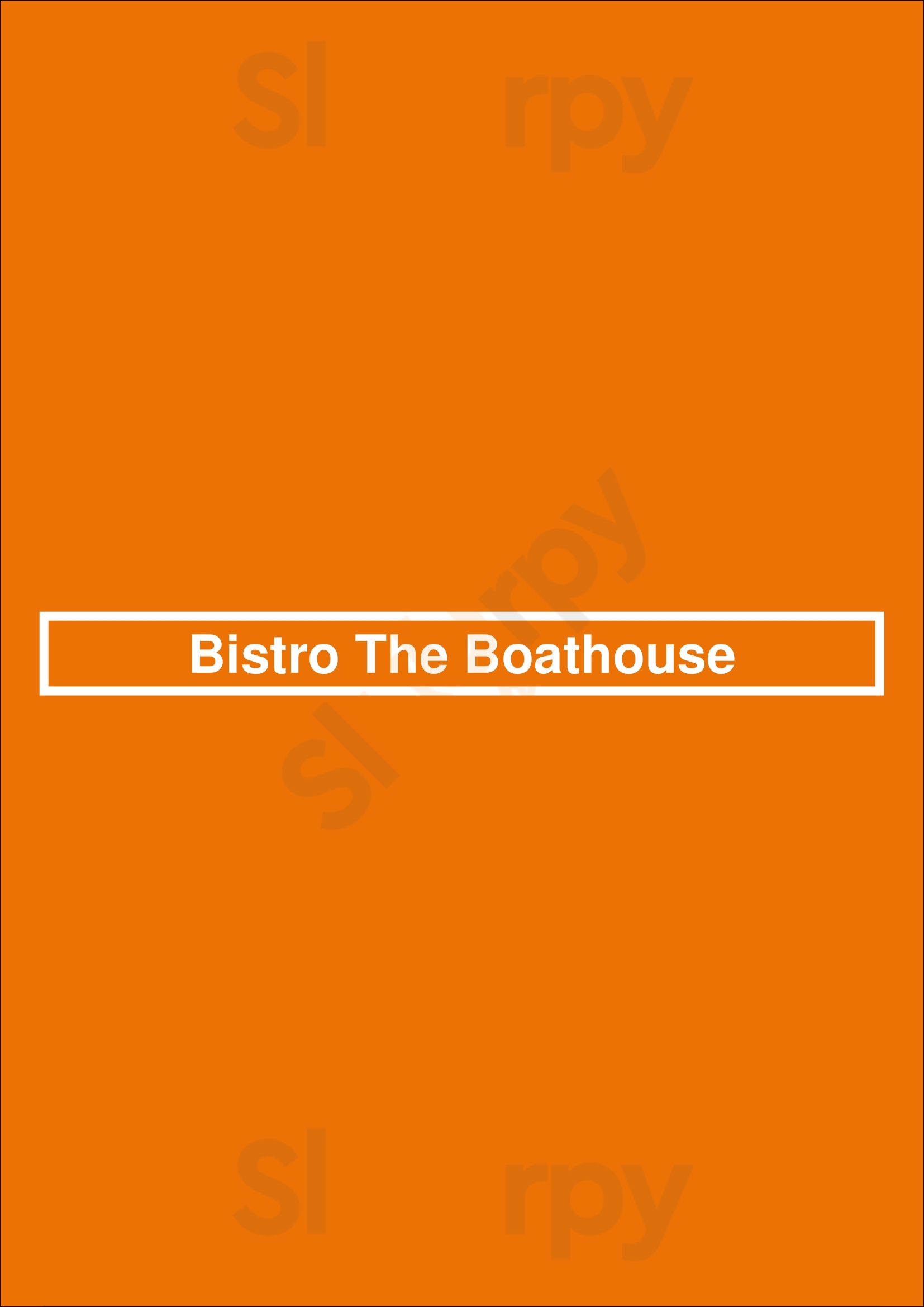Bistro The Boathouse Willebroek Menu - 1