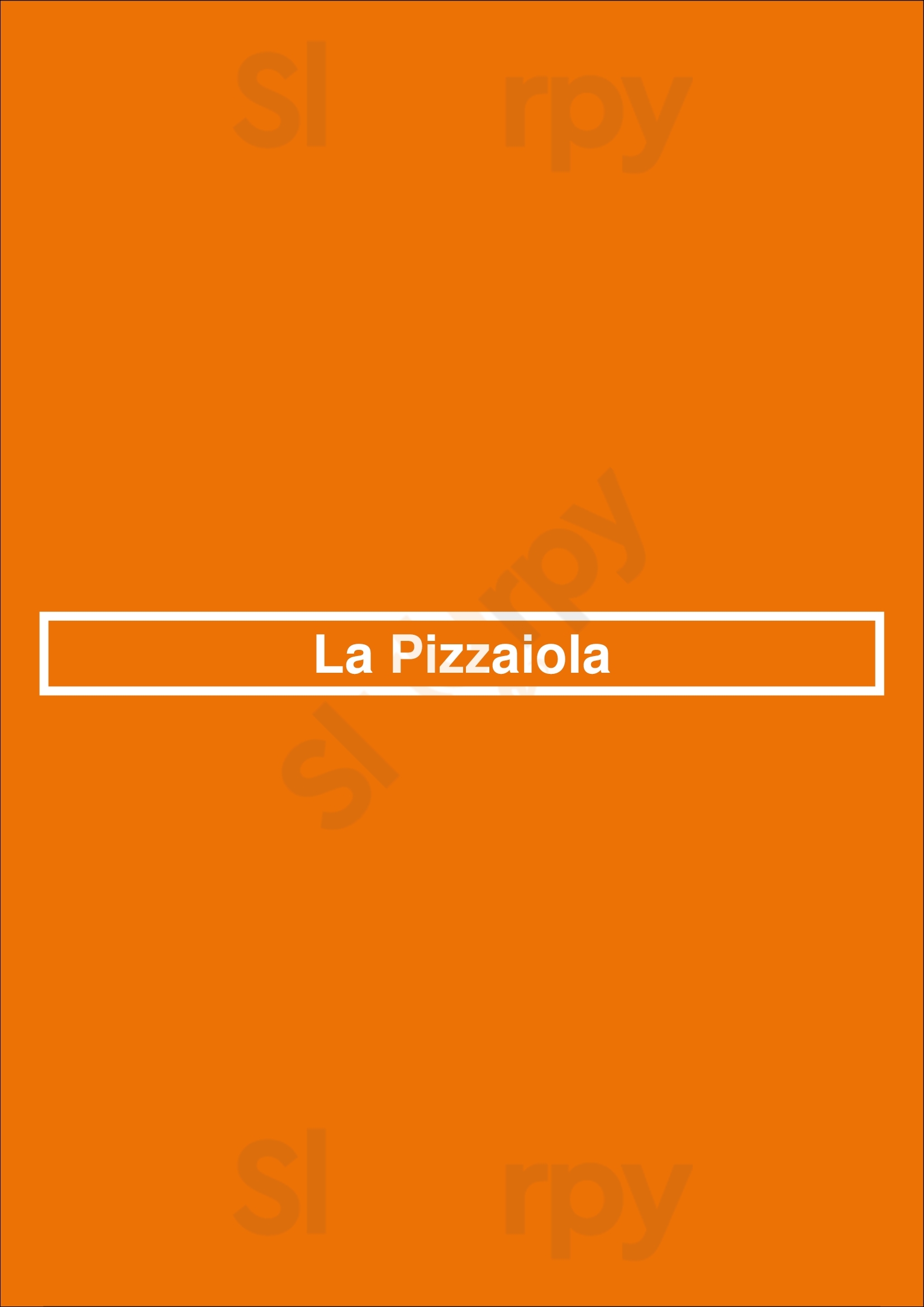 La Pizzaiola Kortenberg Menu - 1