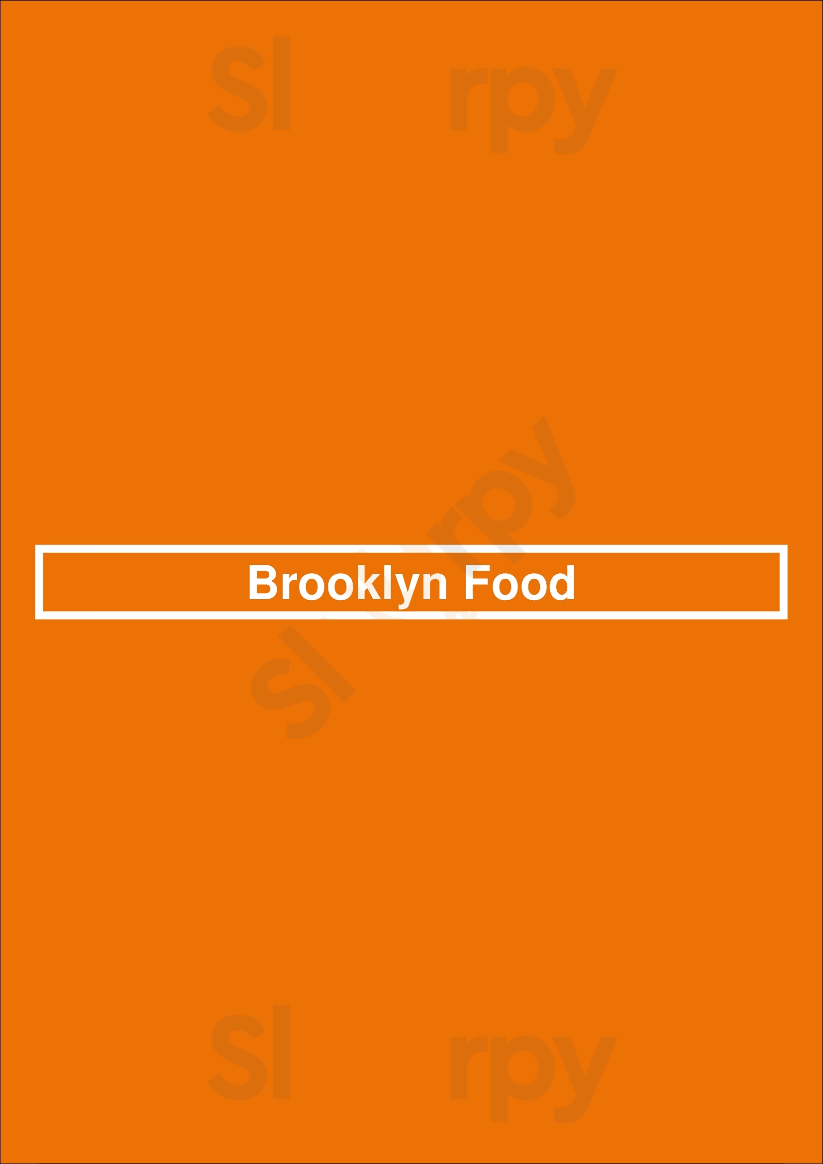 Brooklyn Food Laken Menu - 1