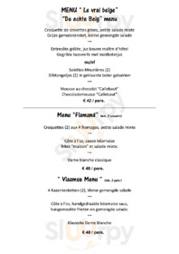 La Maison Blanche menu
