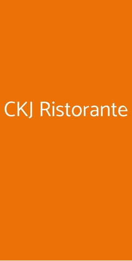 Ckj Ristorante, Piedimonte Etneo