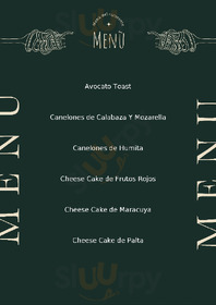 Verde Que Te Quiero Verde menu