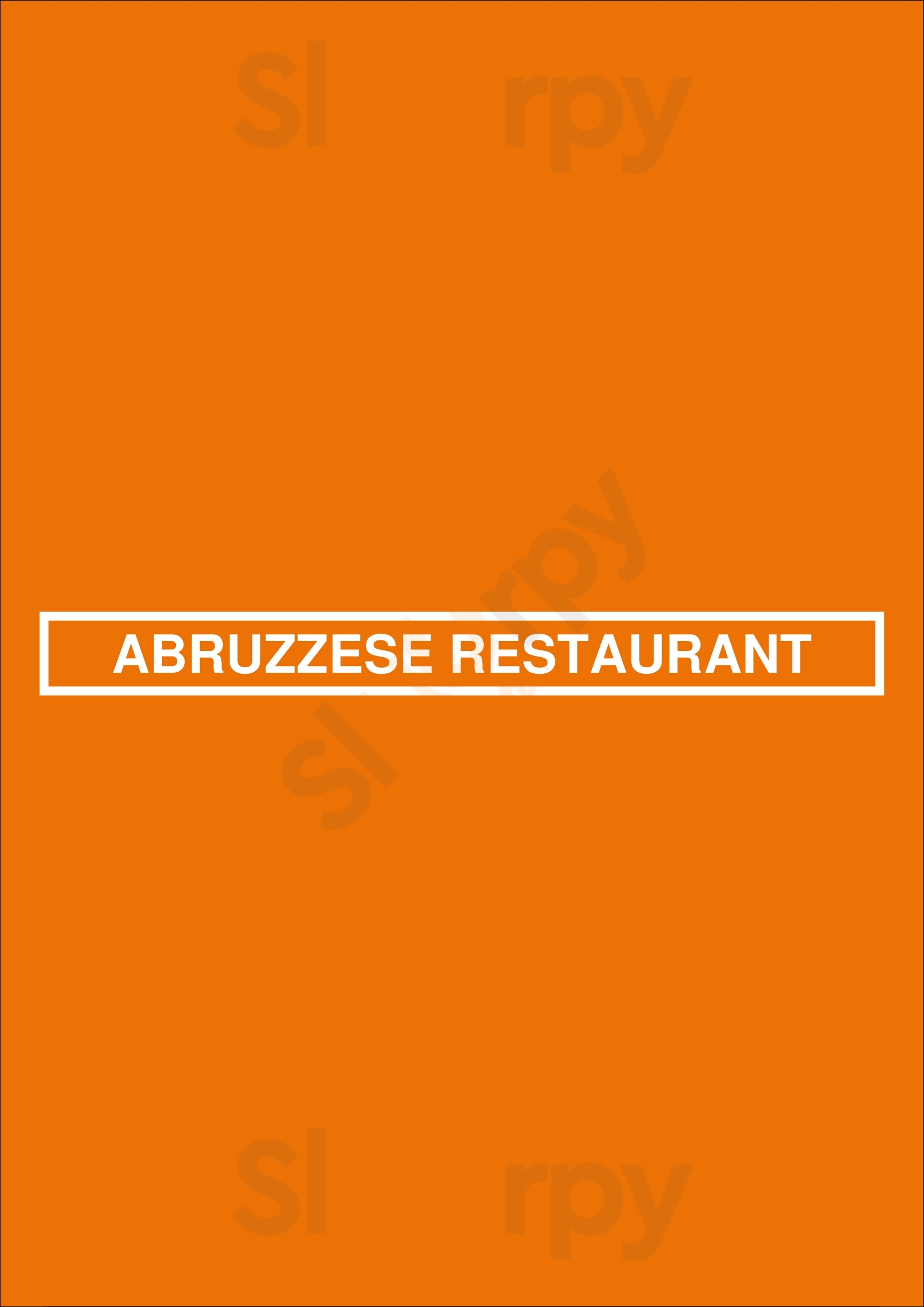 Restaurant Abruzzese La Plata Menu - 1