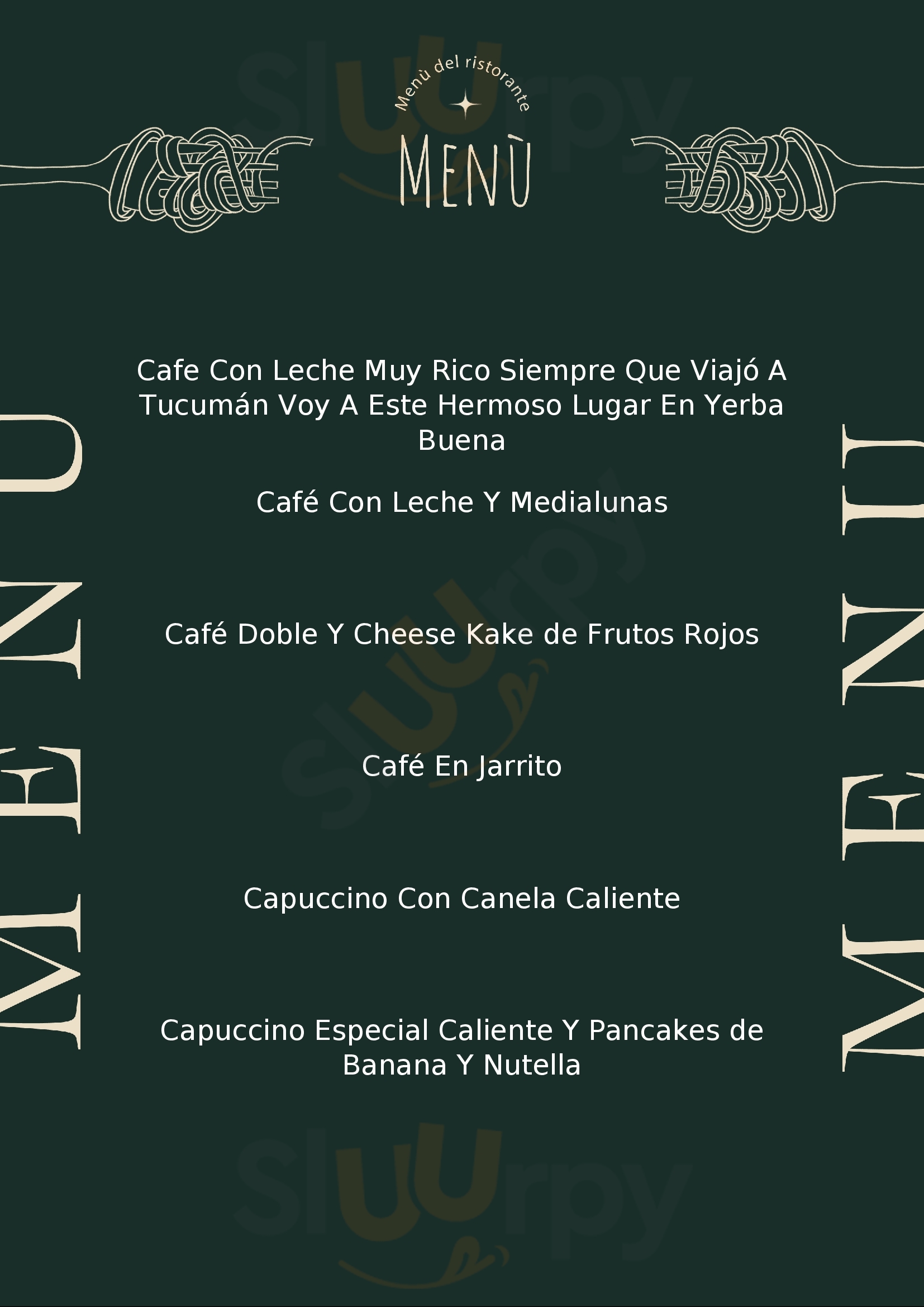 Cafe Martinez Yerba Buena Menu - 1