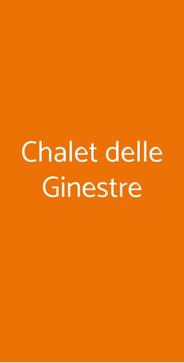 Chalet Delle Ginestre, Linguaglossa