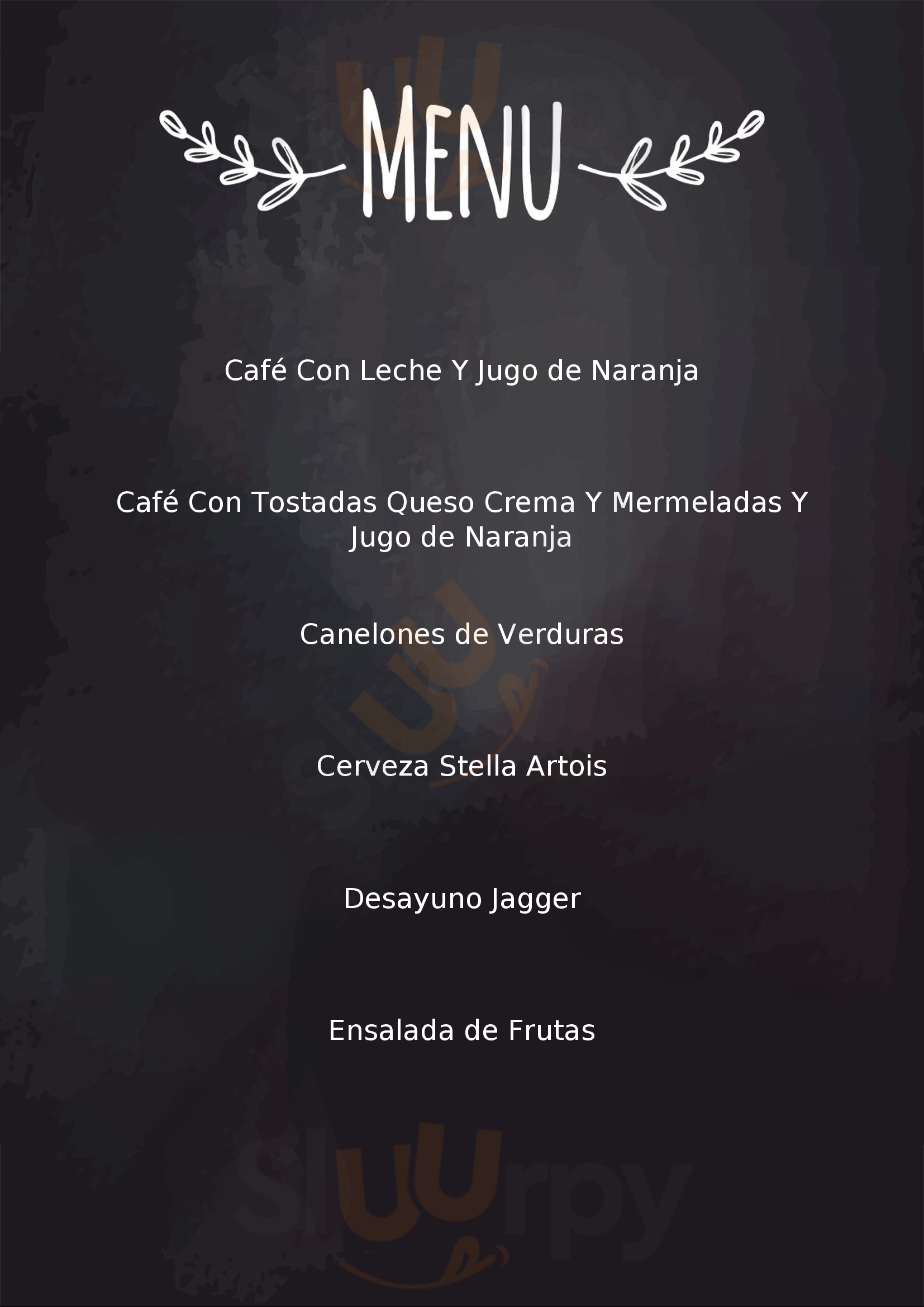 Café Jagger San Pedro Menu - 1