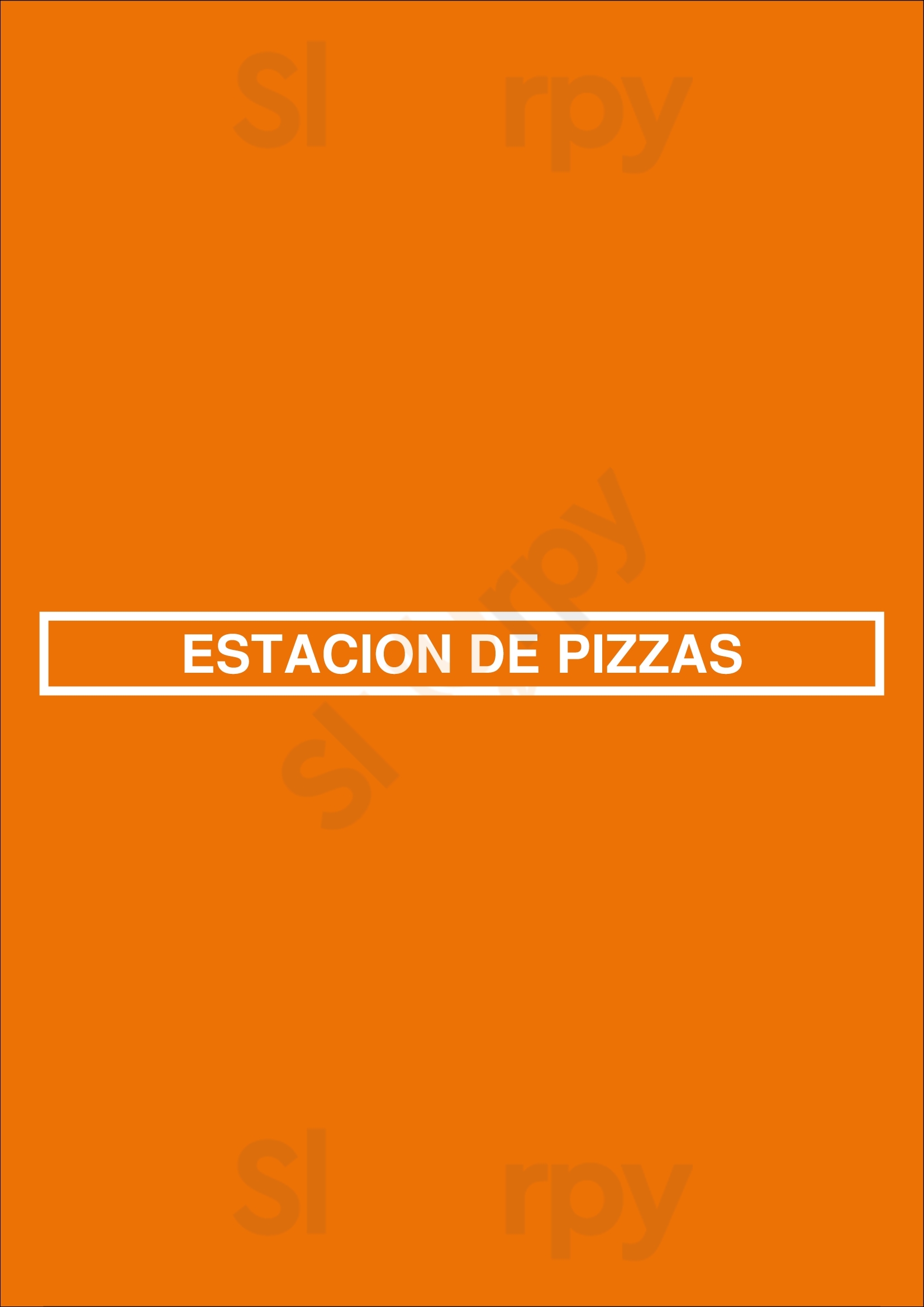 Estacion De Pizzas Martínez Menu - 1