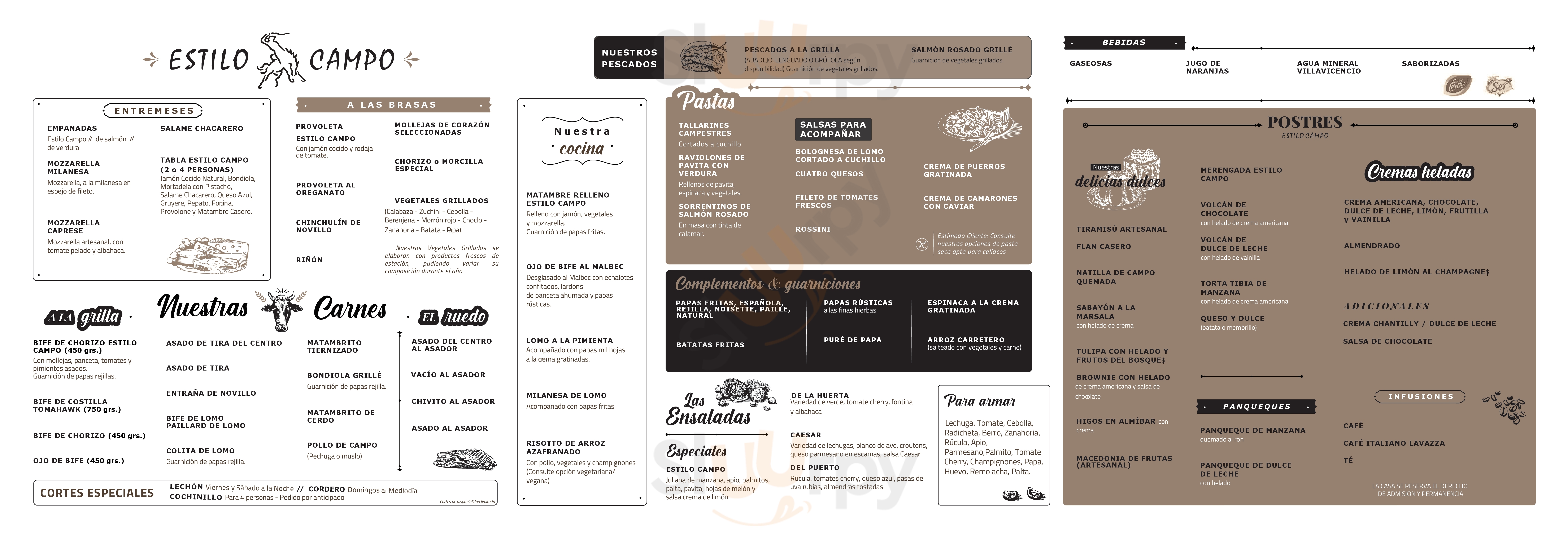 Restaurant Estilo Campo Buenos Aires Menu - 1