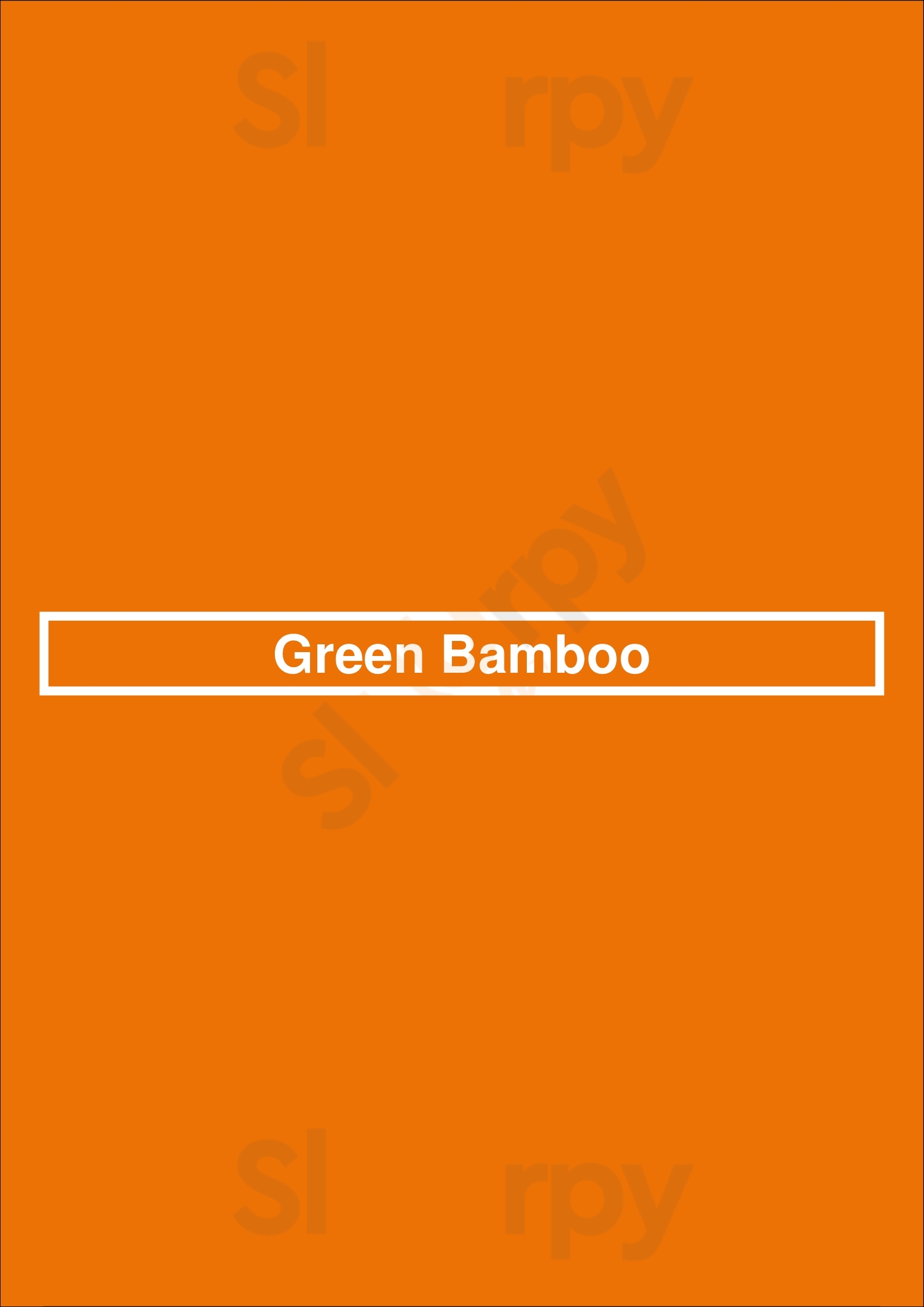 Green Bamboo Buenos Aires Menu - 1