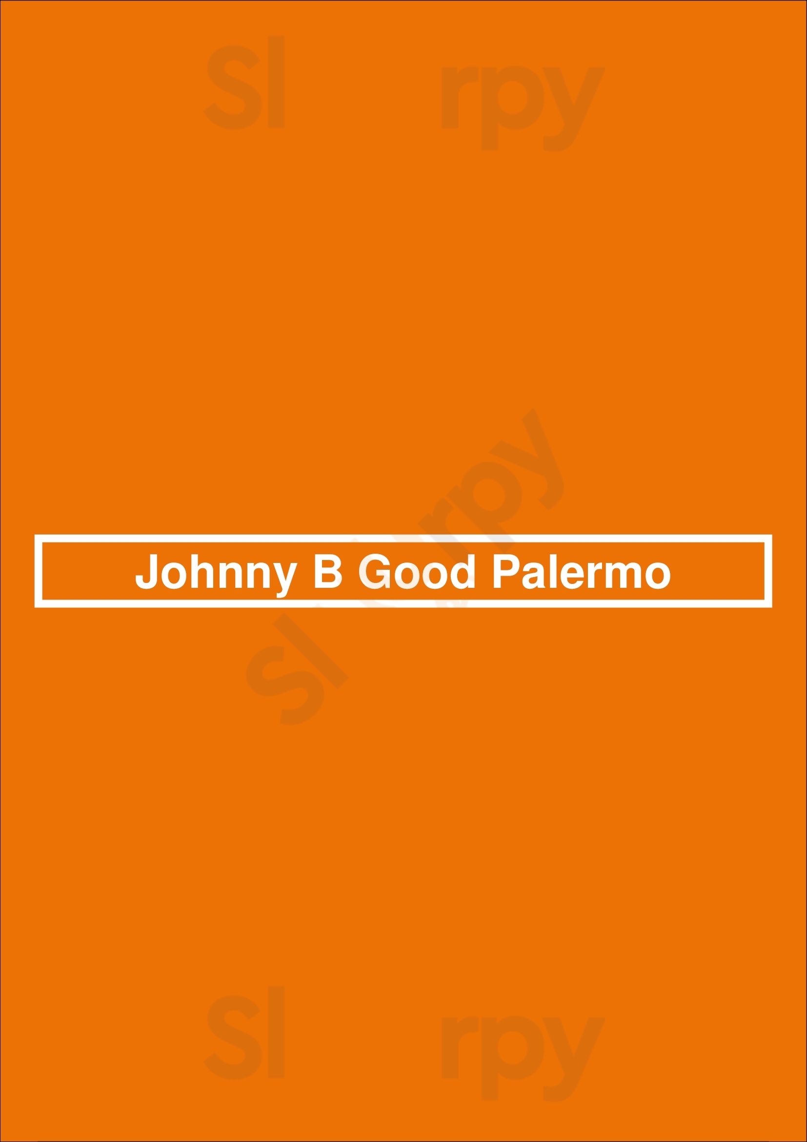 Johnny B Good Palermo Buenos Aires Menu - 1