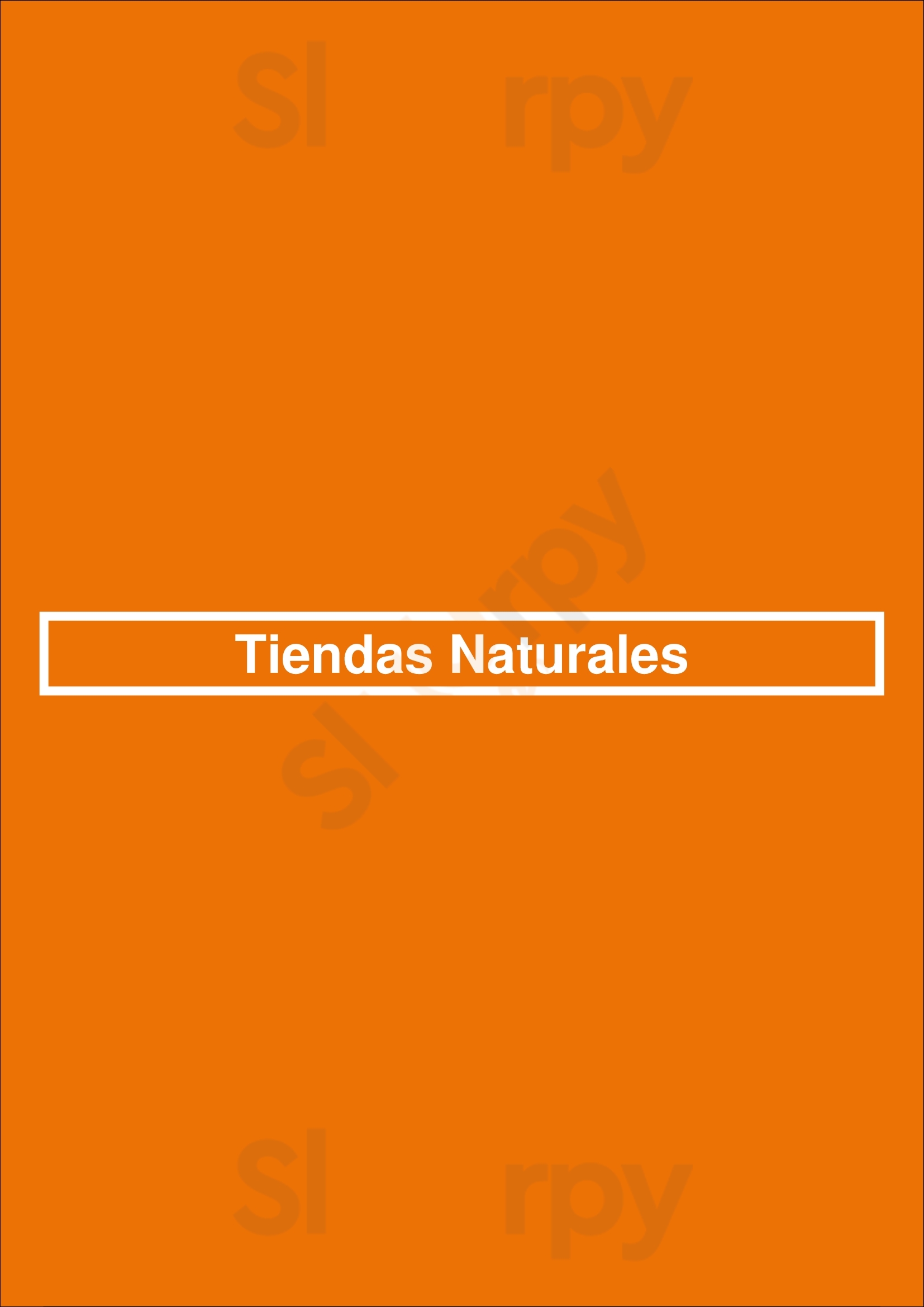 Tiendas Naturales Buenos Aires Menu - 1