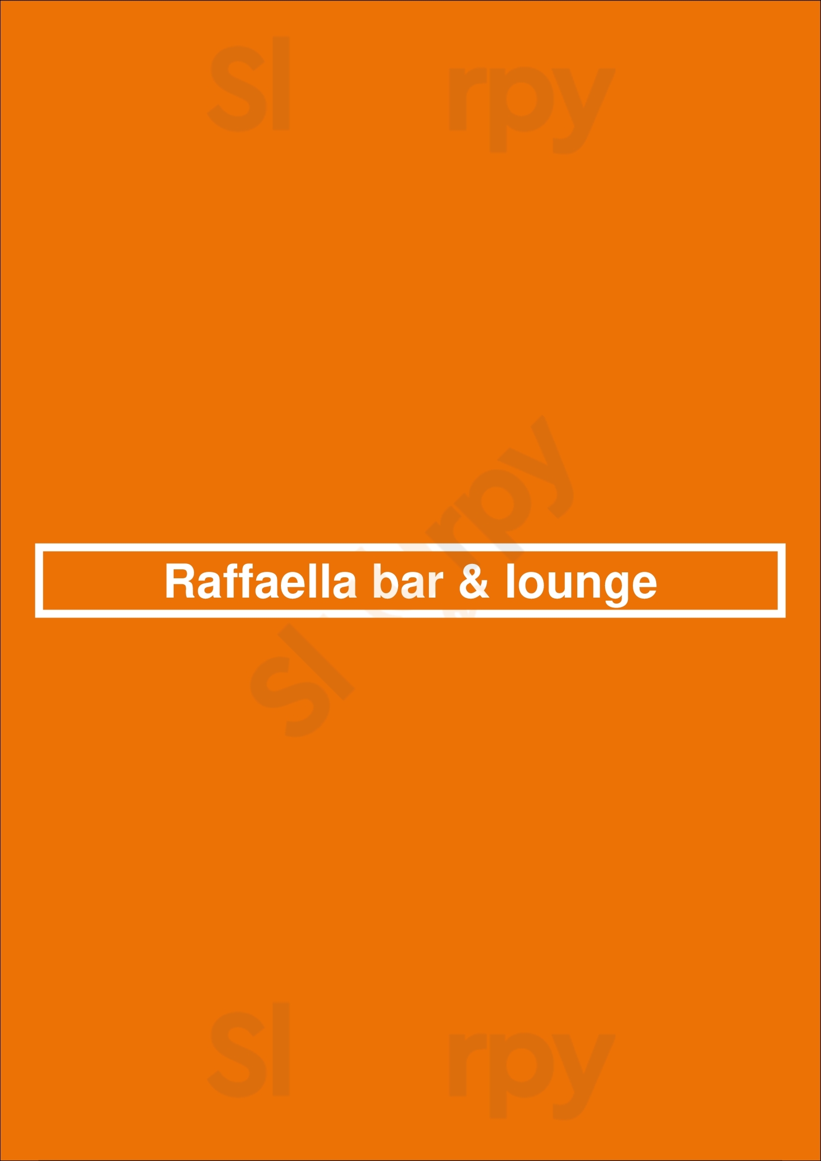 Raffaella Bar & Lounge Buenos Aires Menu - 1