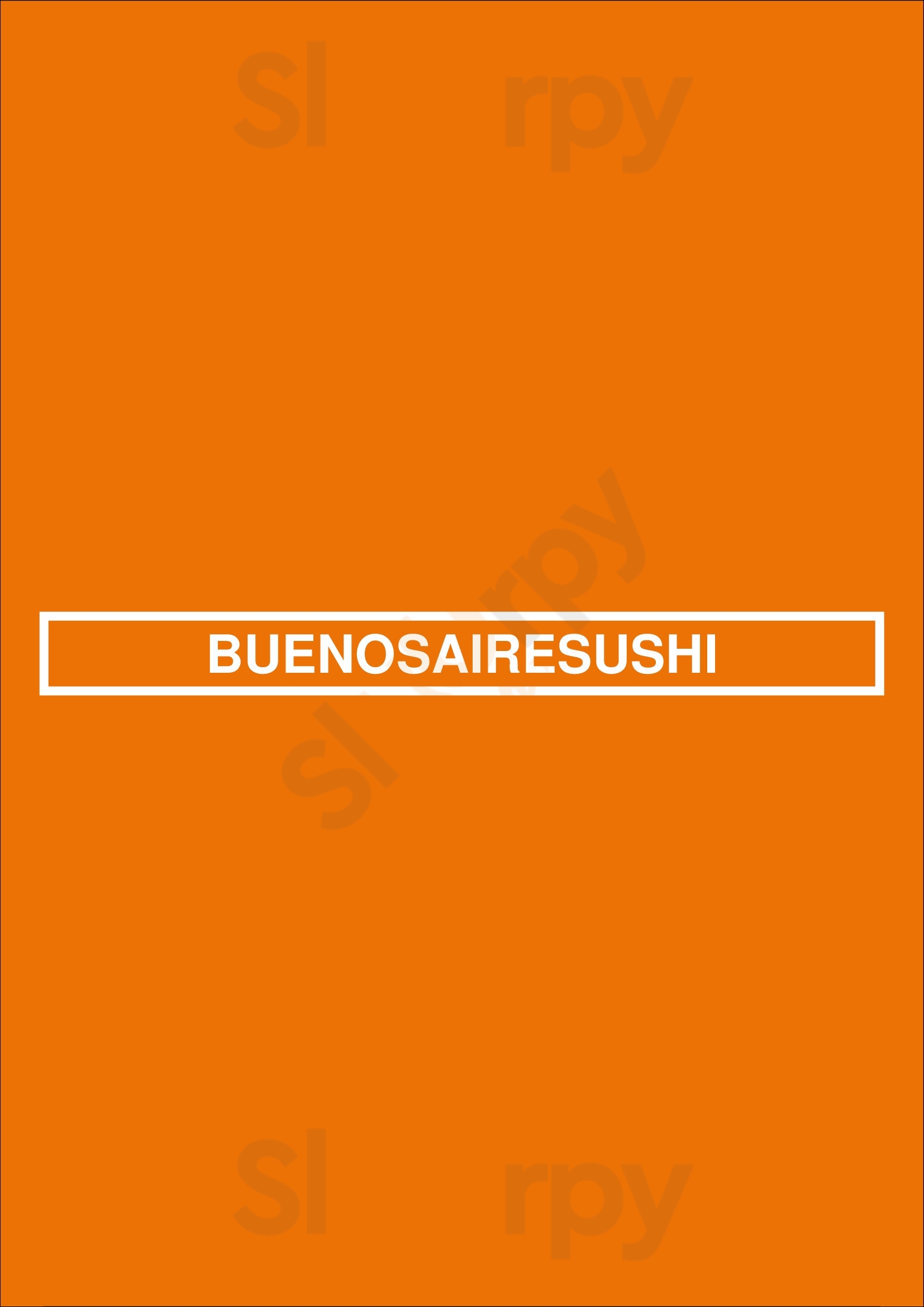 Buenosairesushi Buenos Aires Menu - 1